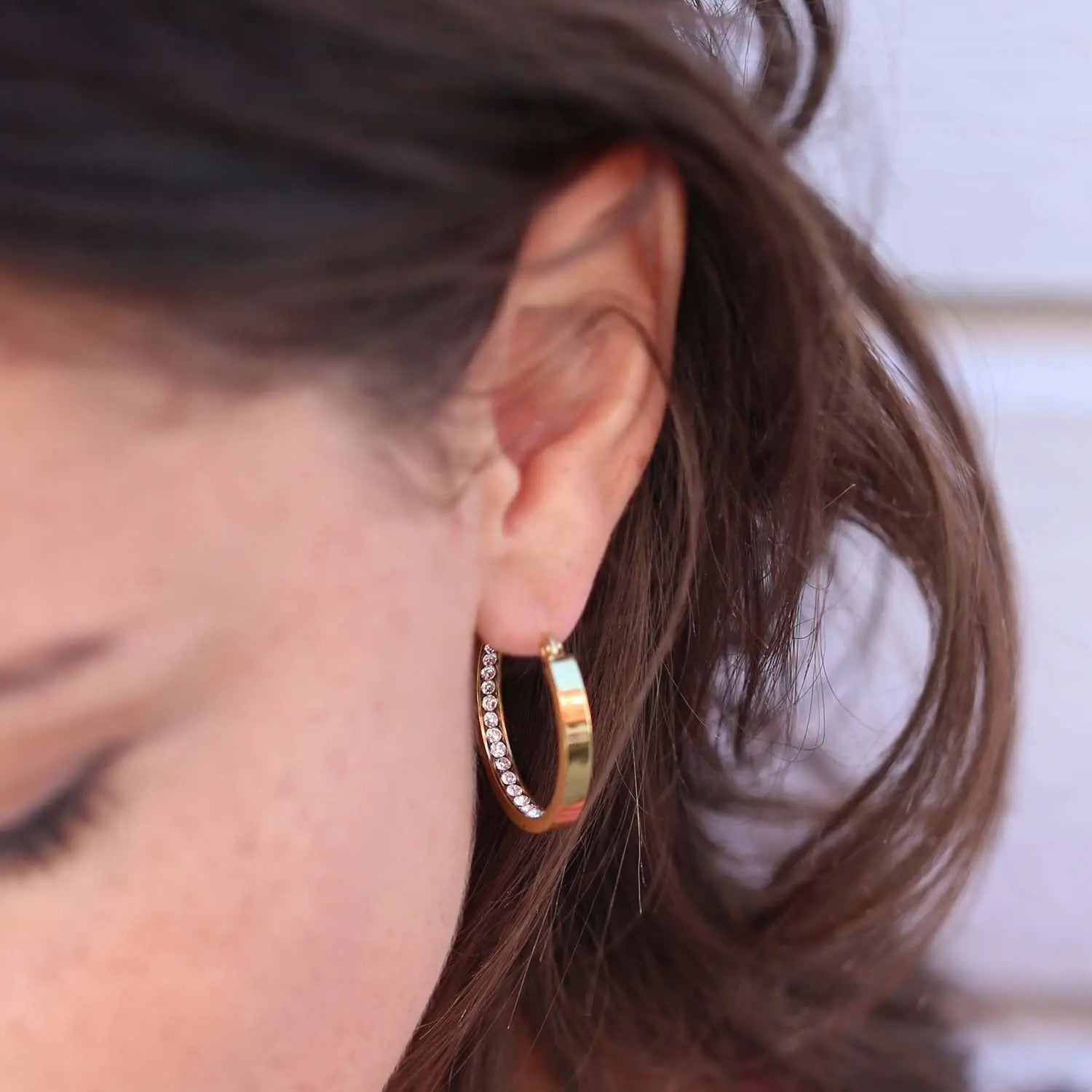Monaco Earrings Small Gold Edblad
