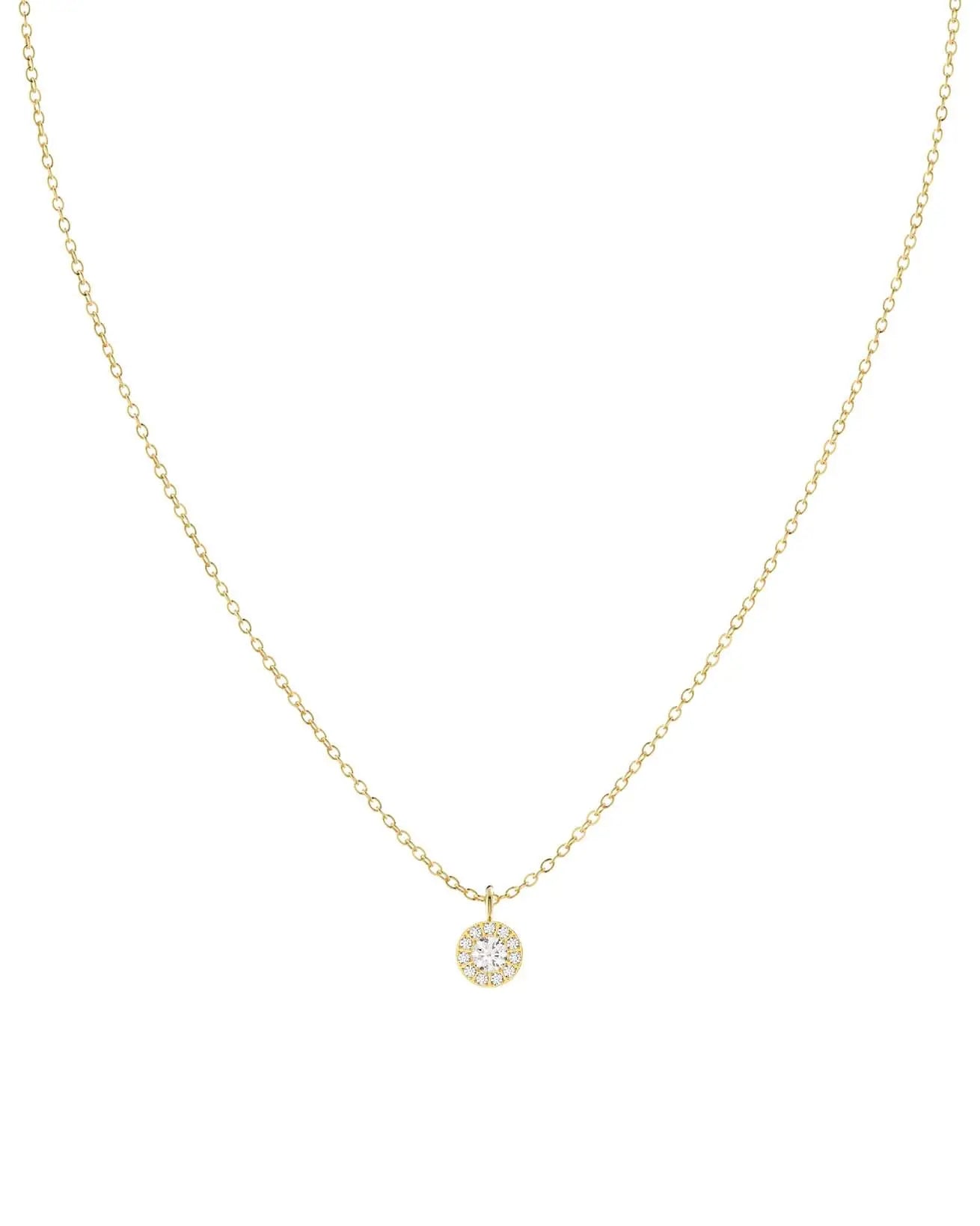 Thassos Necklace S Gold Edblad