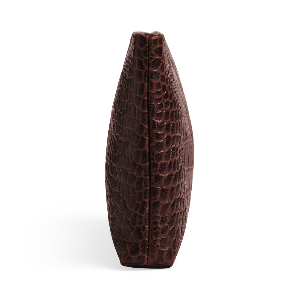 Ila Clutch, Croco - Espresso