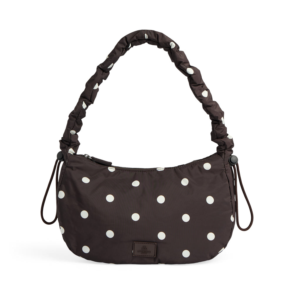 Crave Bag, Recycled - Polka Dot, Brown