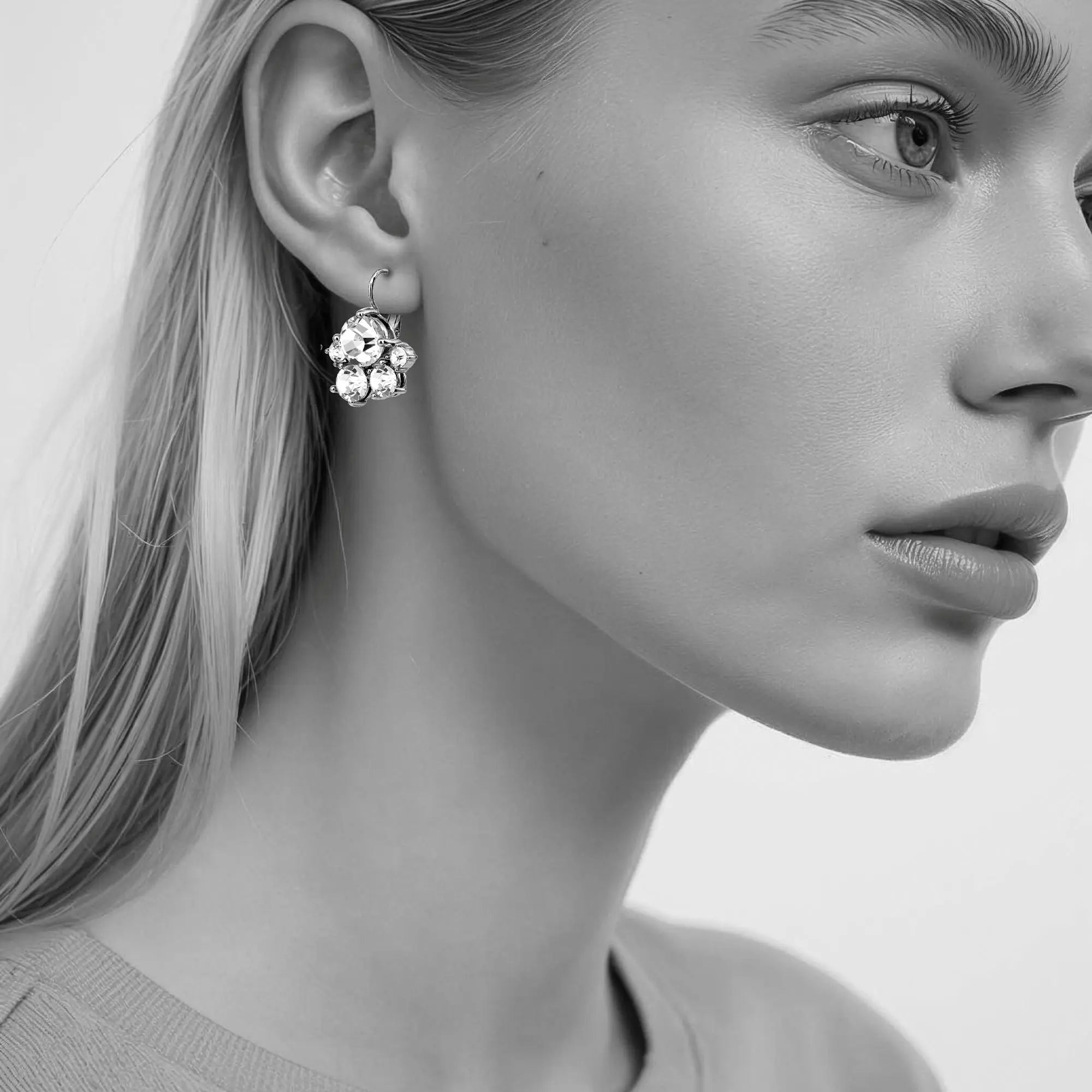 Disar Gold Earrings, Crystal Dyrberg/Kern NZ