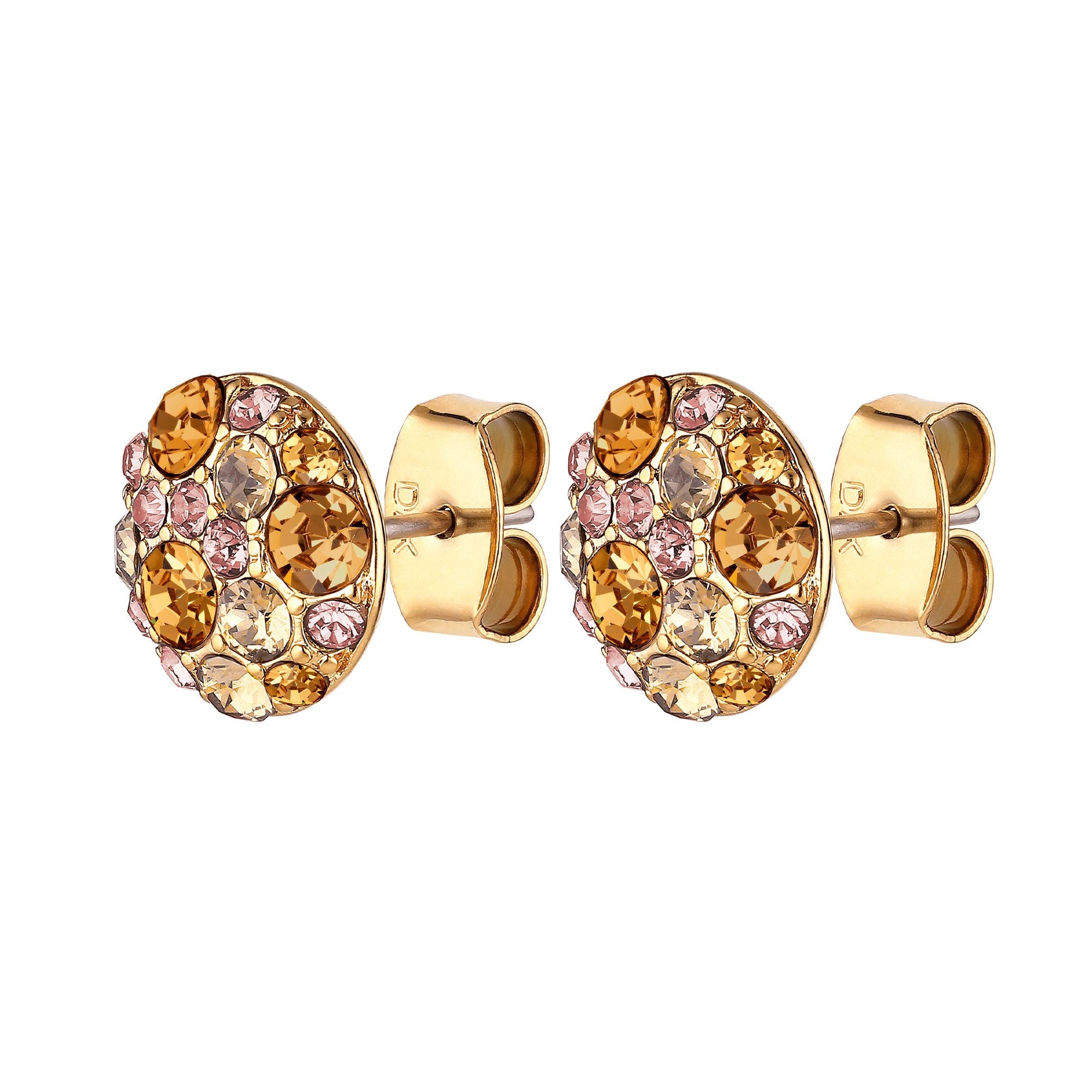 Blais Gold Earrings, Golden