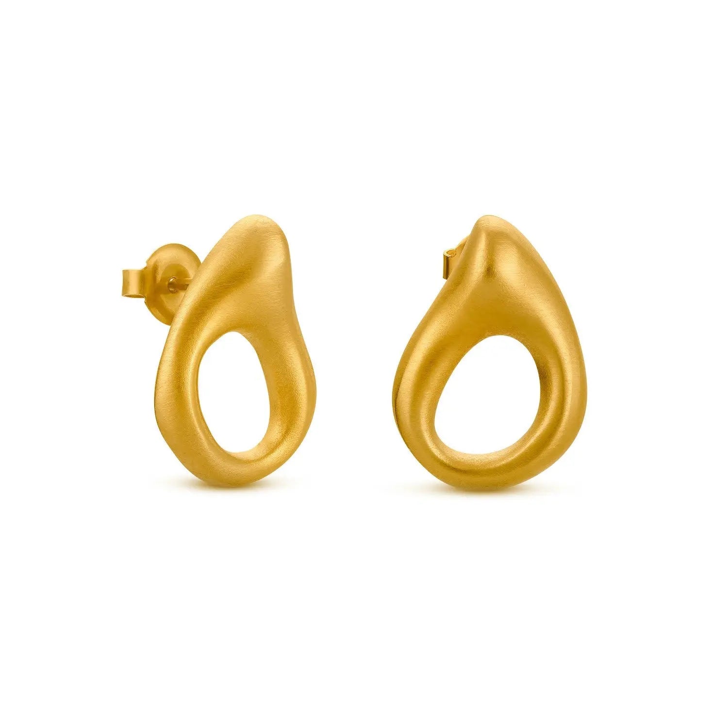 Dali Gold Earrings - Angelus Dyrberg/Kern NZ