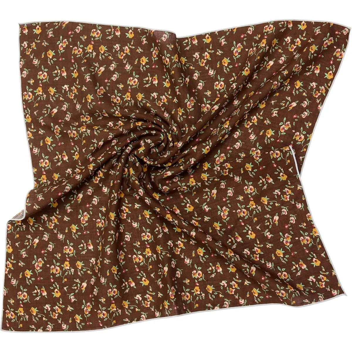 Sarah Cotton Scarf, Brown BELLA BALLOU