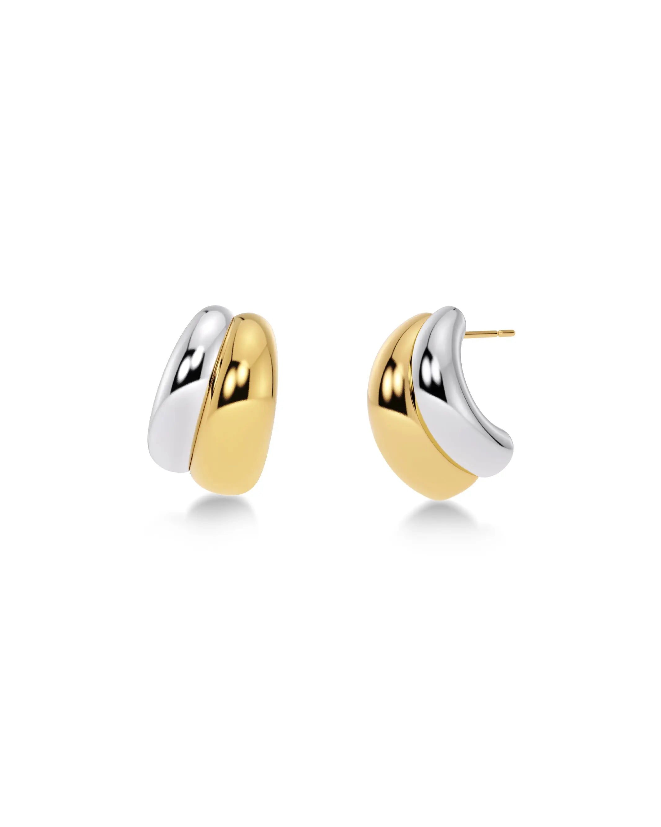 Furo Duo Stud Earrings Mixed Edblad