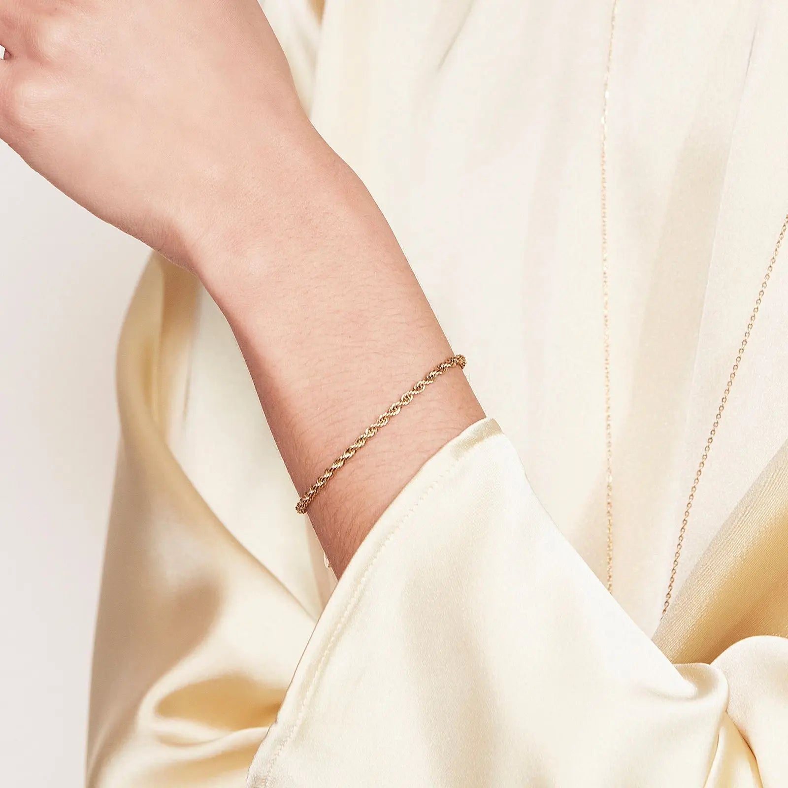 Rope Chain Bracelet Gold Edblad