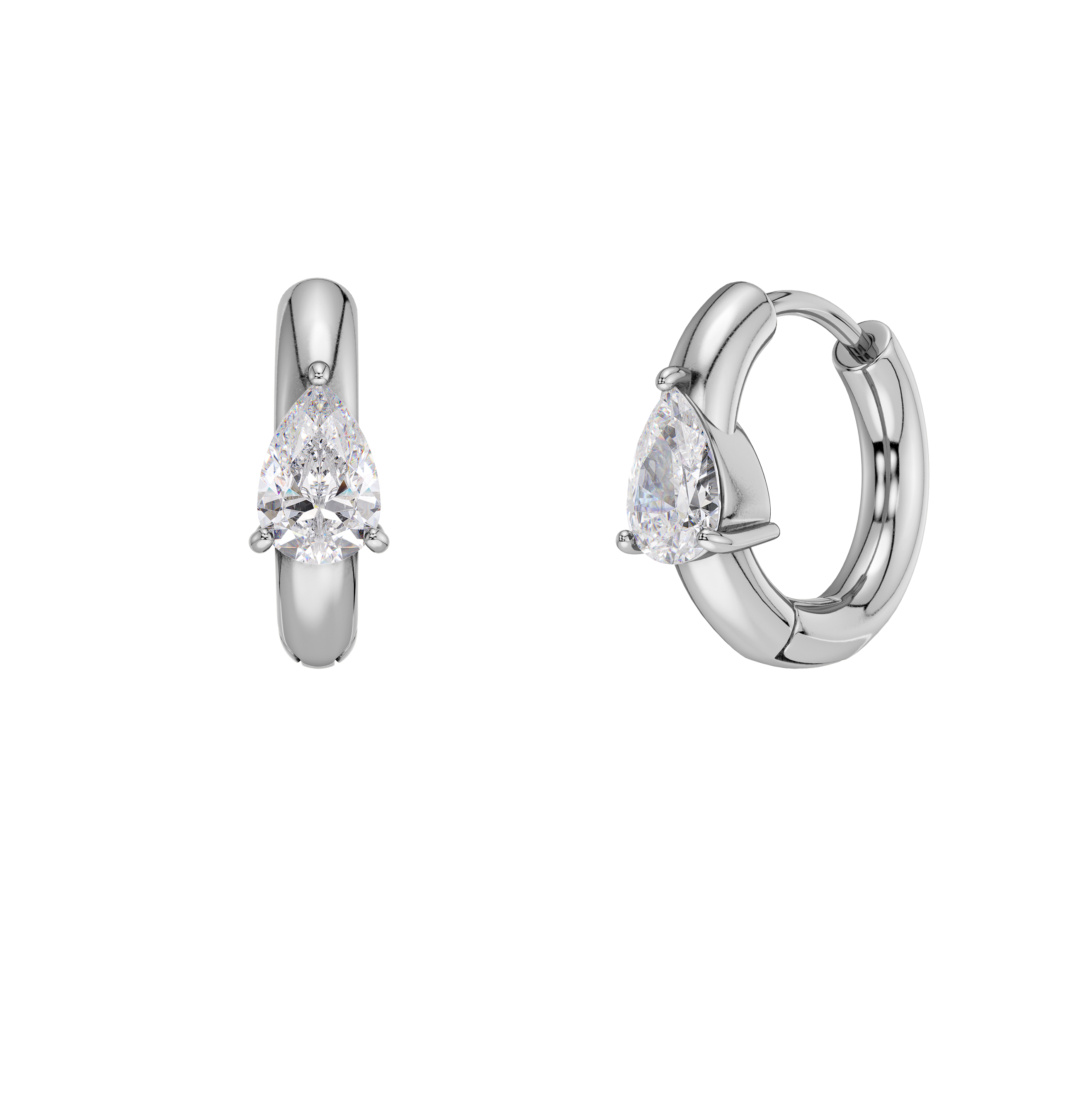 Arrow Hoops S Silver