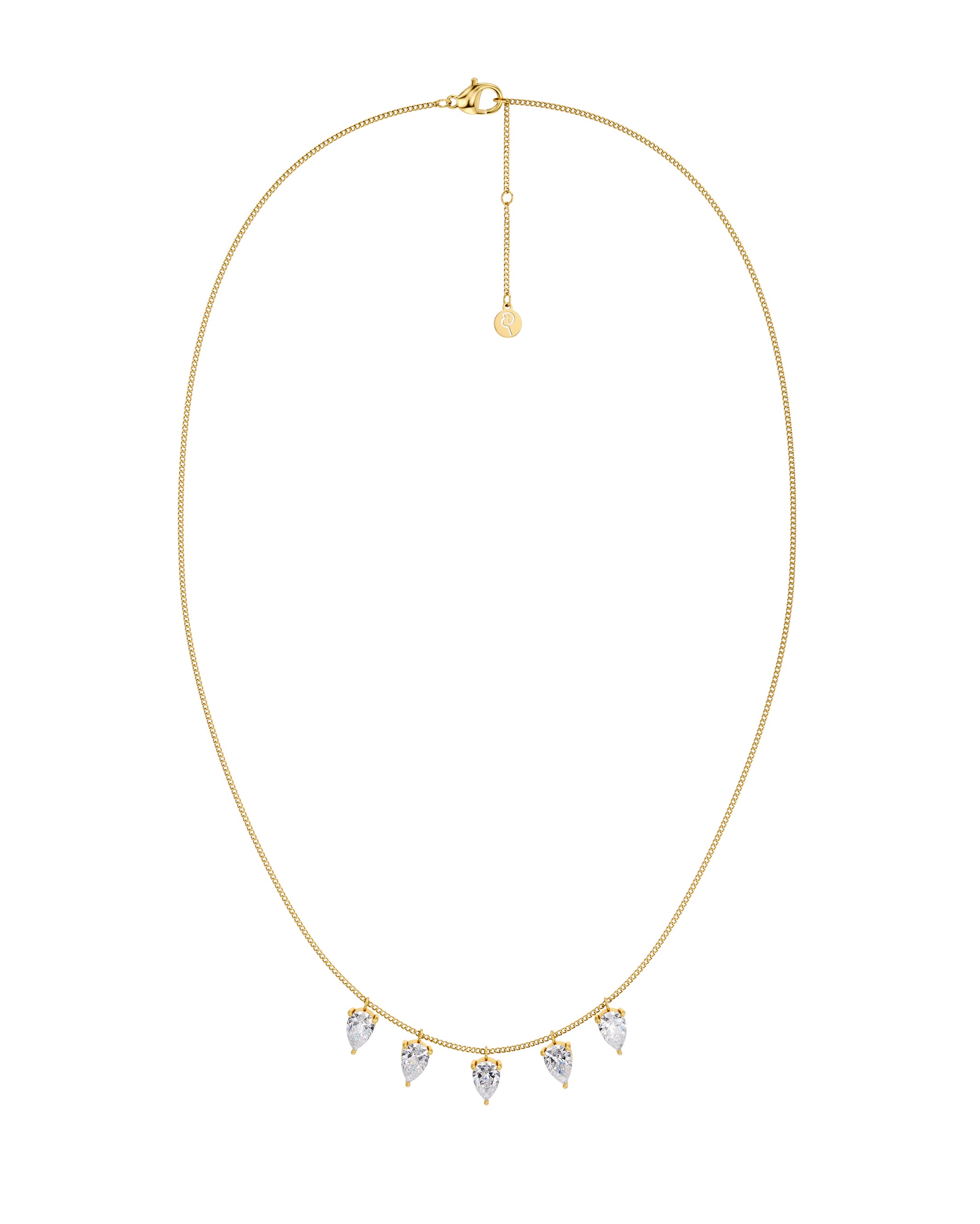 Arrow Necklace Multi Gold