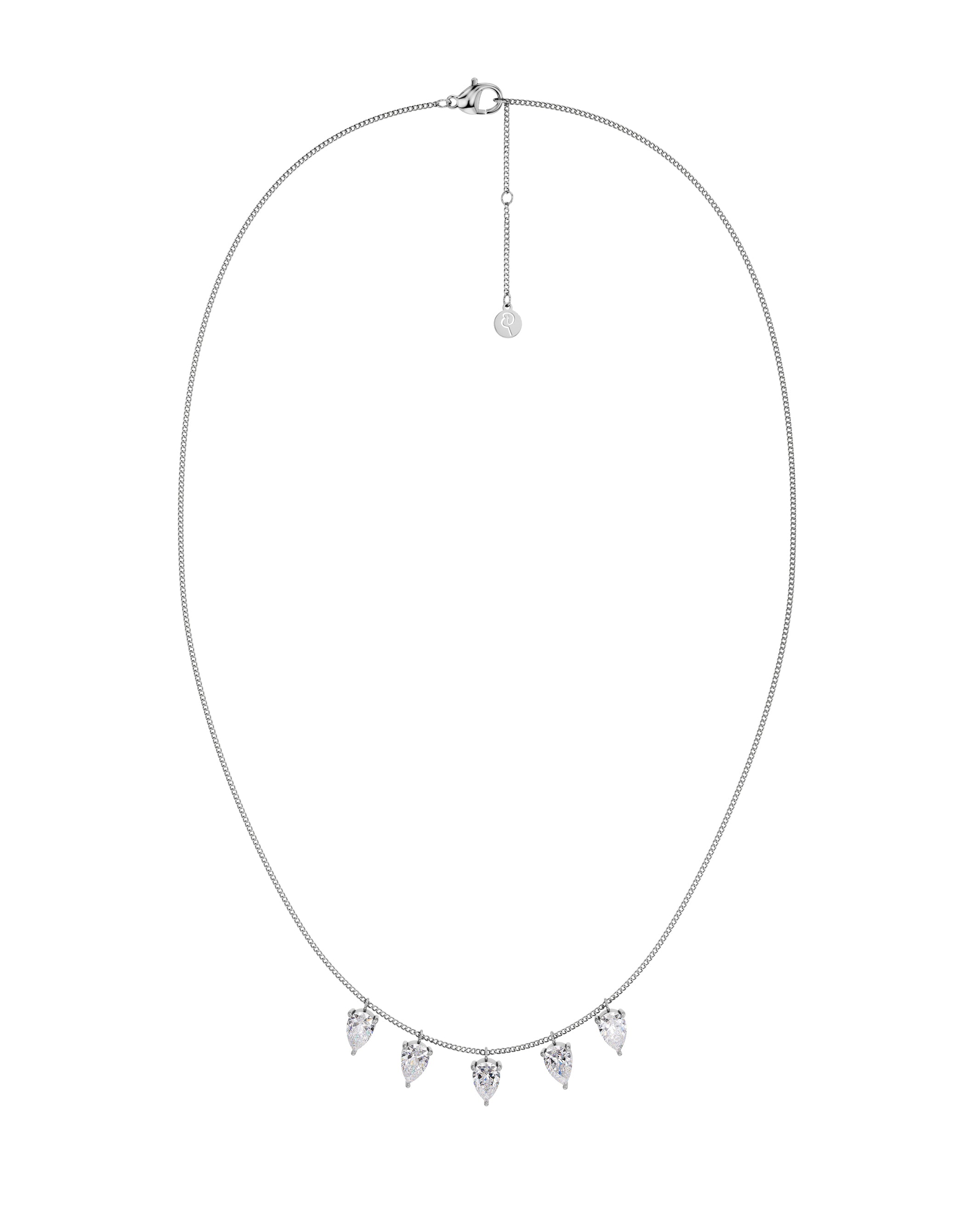 Arrow Necklace Multi Silver