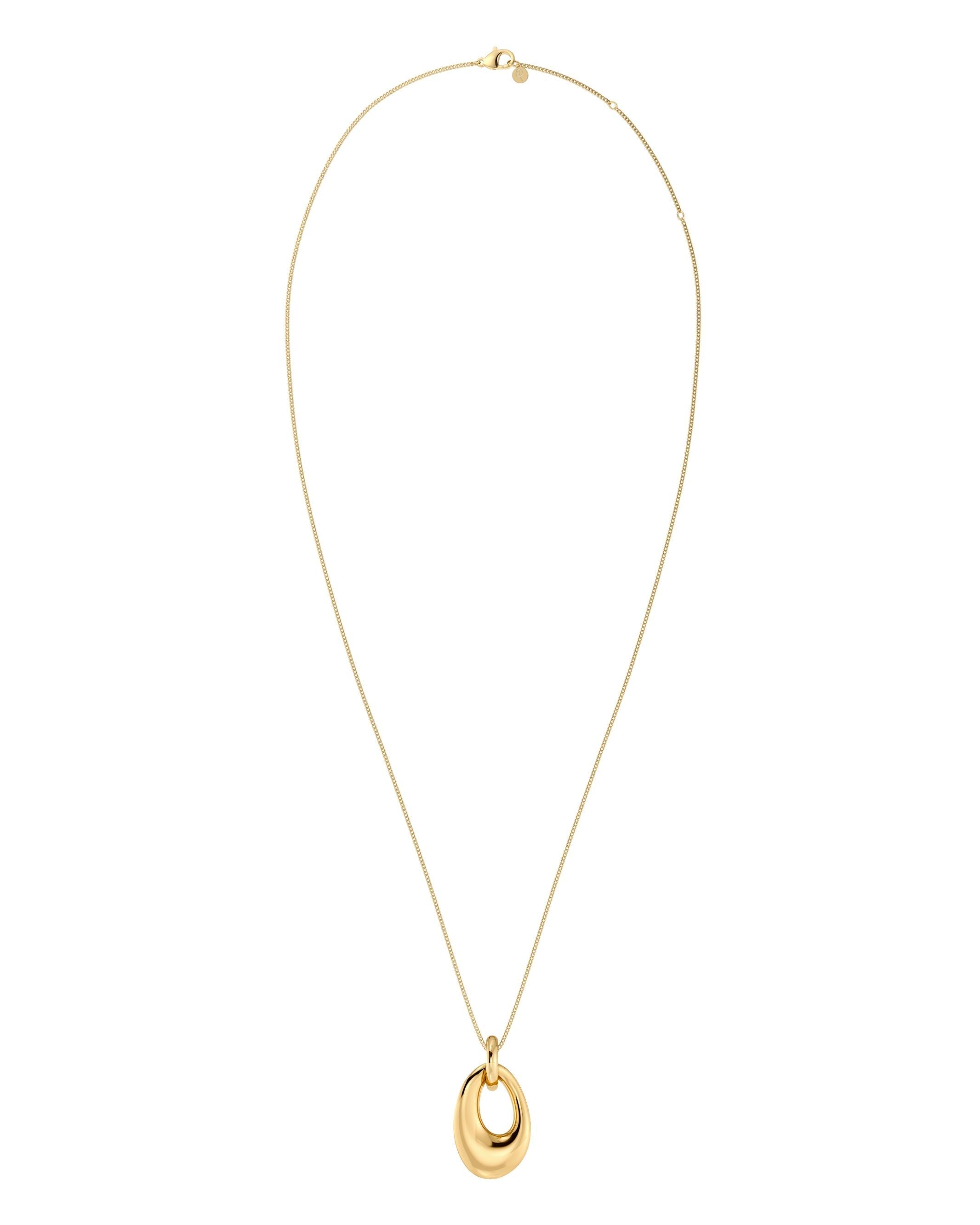 Azura Necklace L Gold EdbladNZ