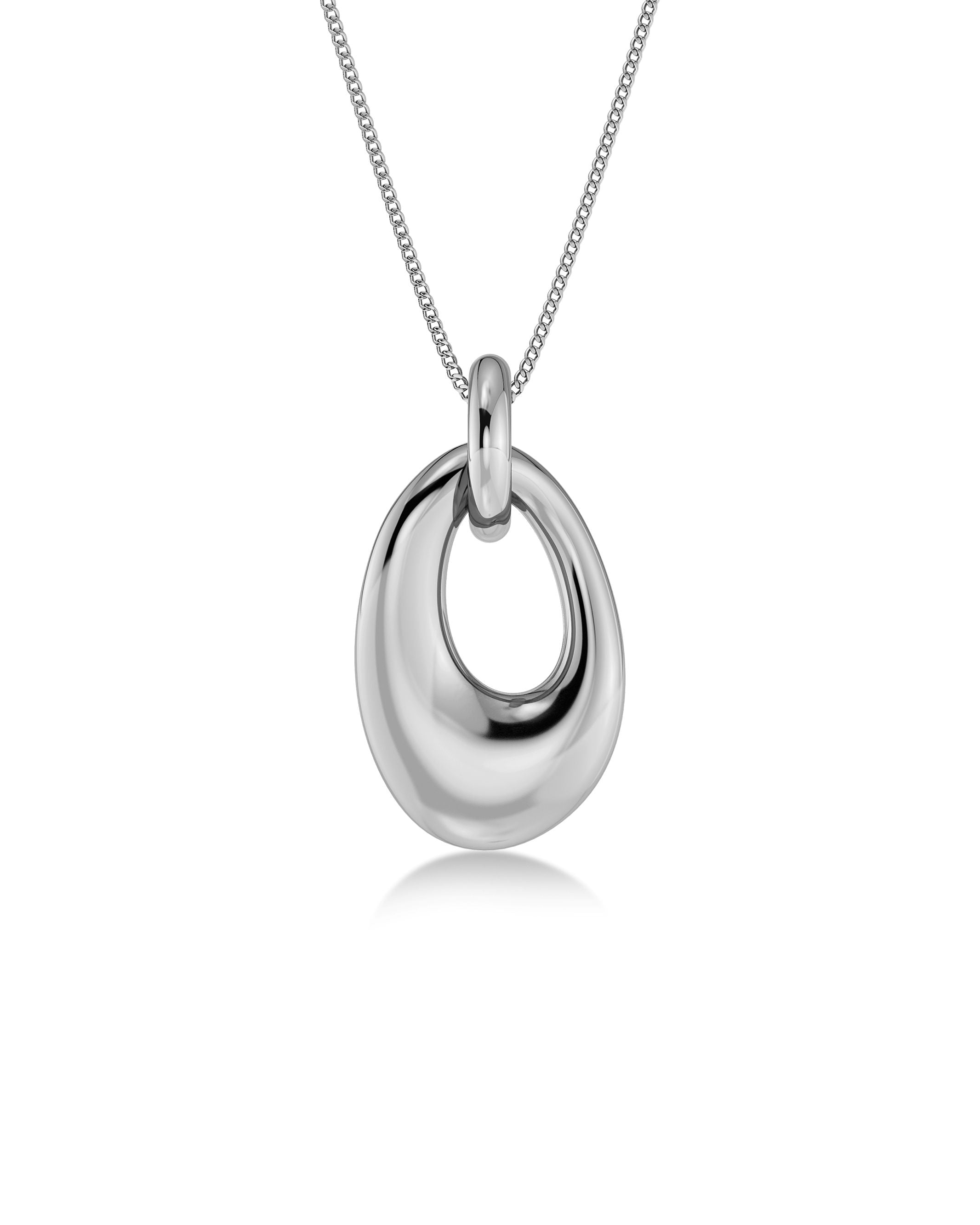 Azura Necklace L Silver EdbladNZ