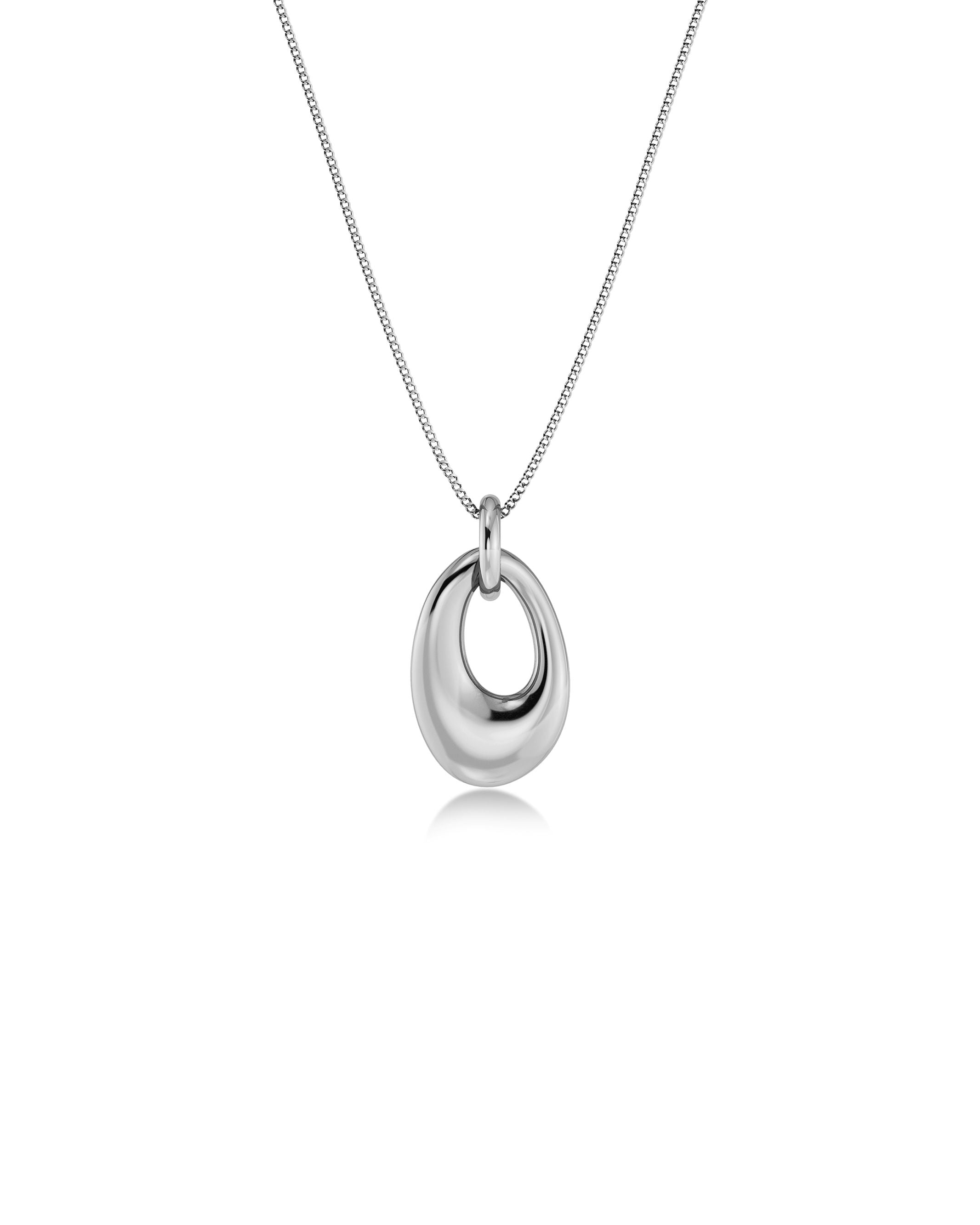 Azura Necklace S Silver EdbladNZ