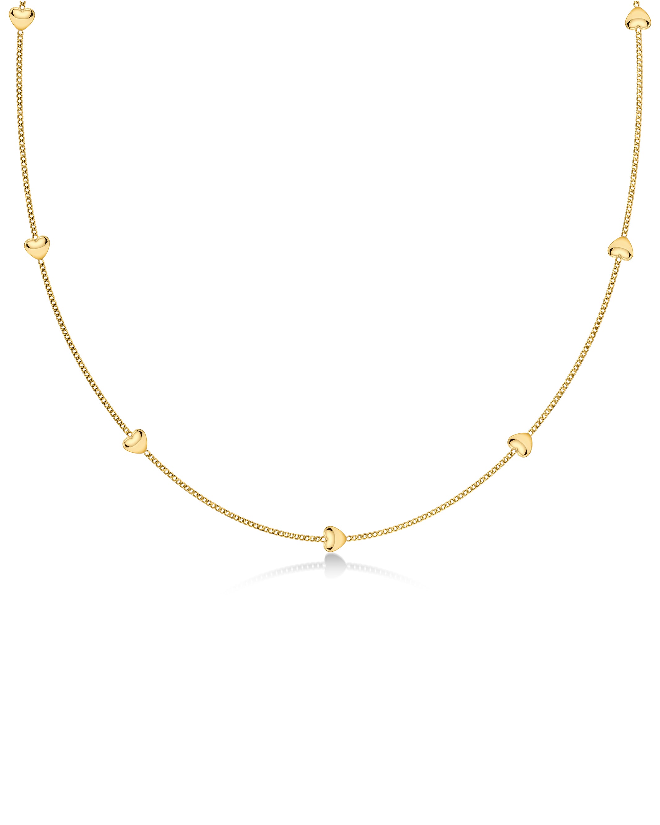 Barley Petite Necklace Multi Gold