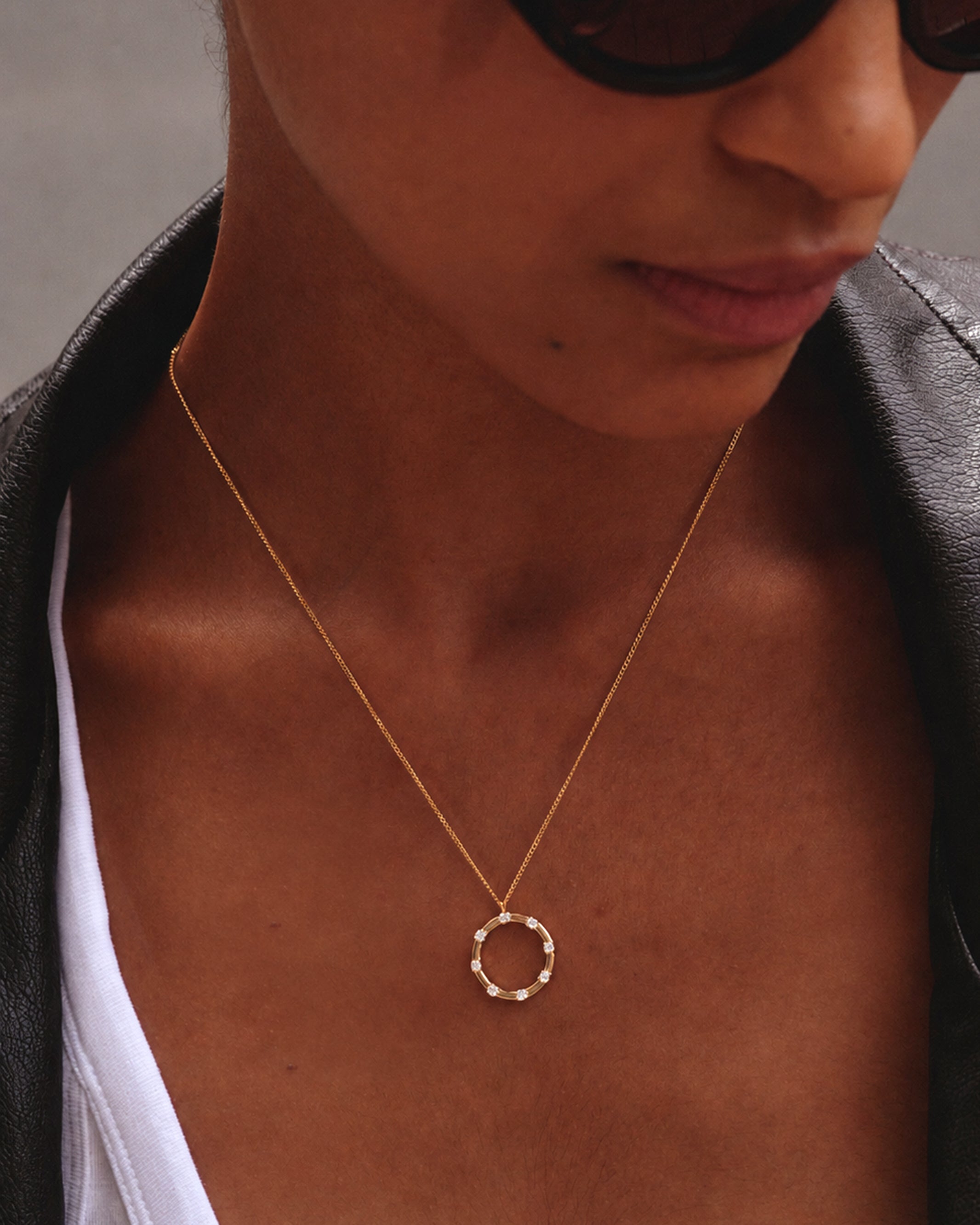 Celeste Necklace L Gold