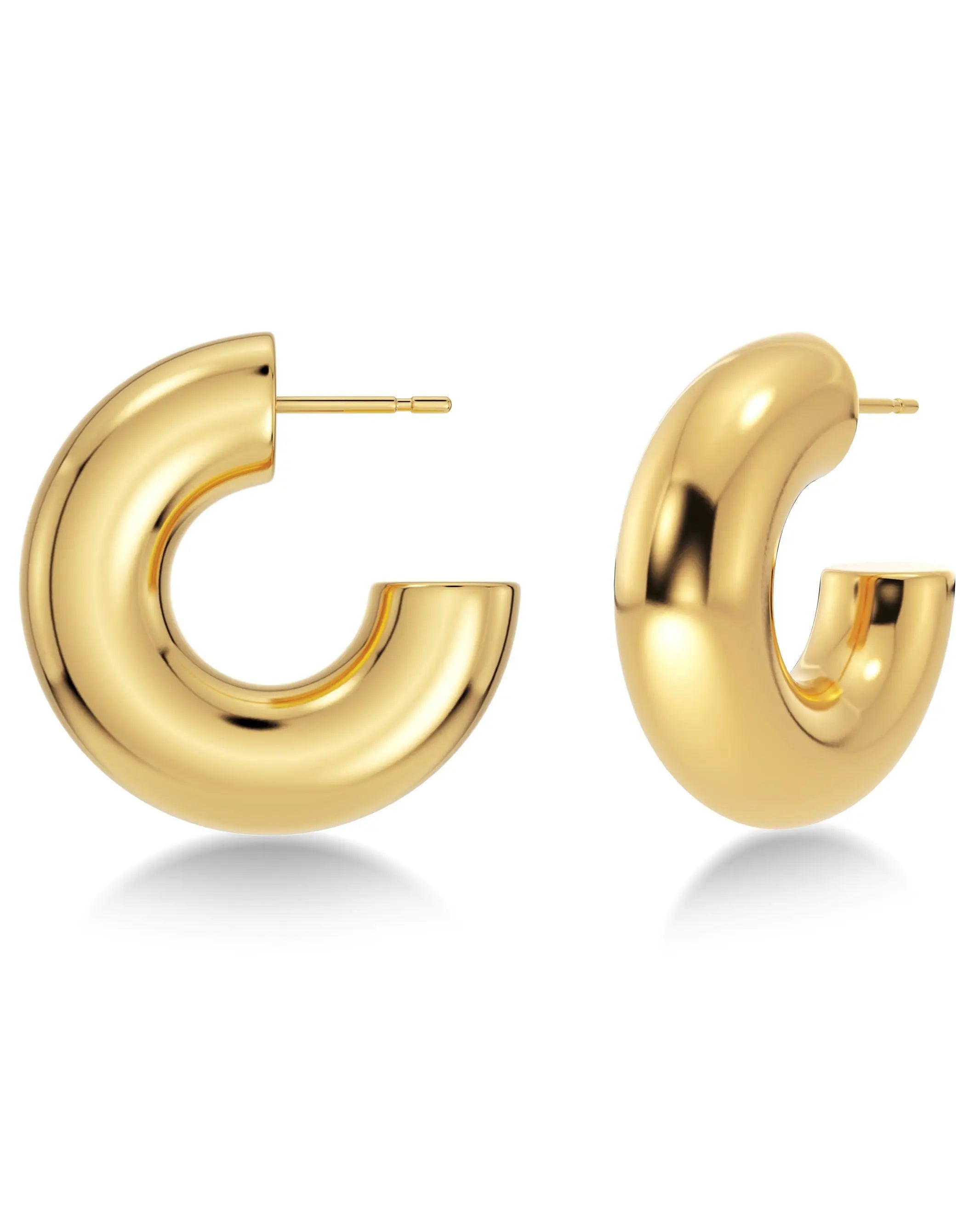 Chunky Creoles L Gold Edblad
