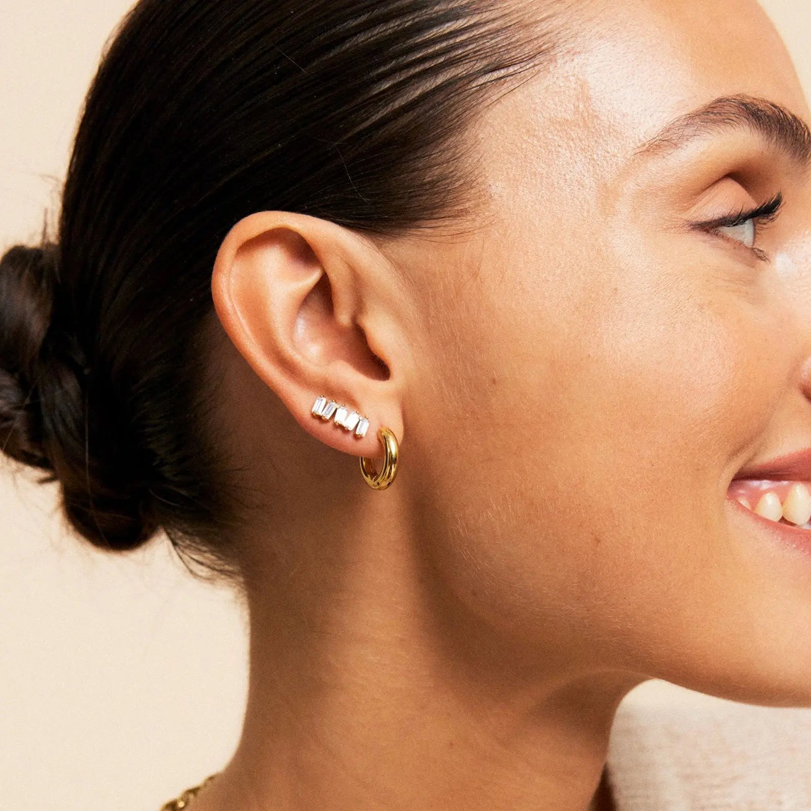 Chunky Hoops S Gold Edblad