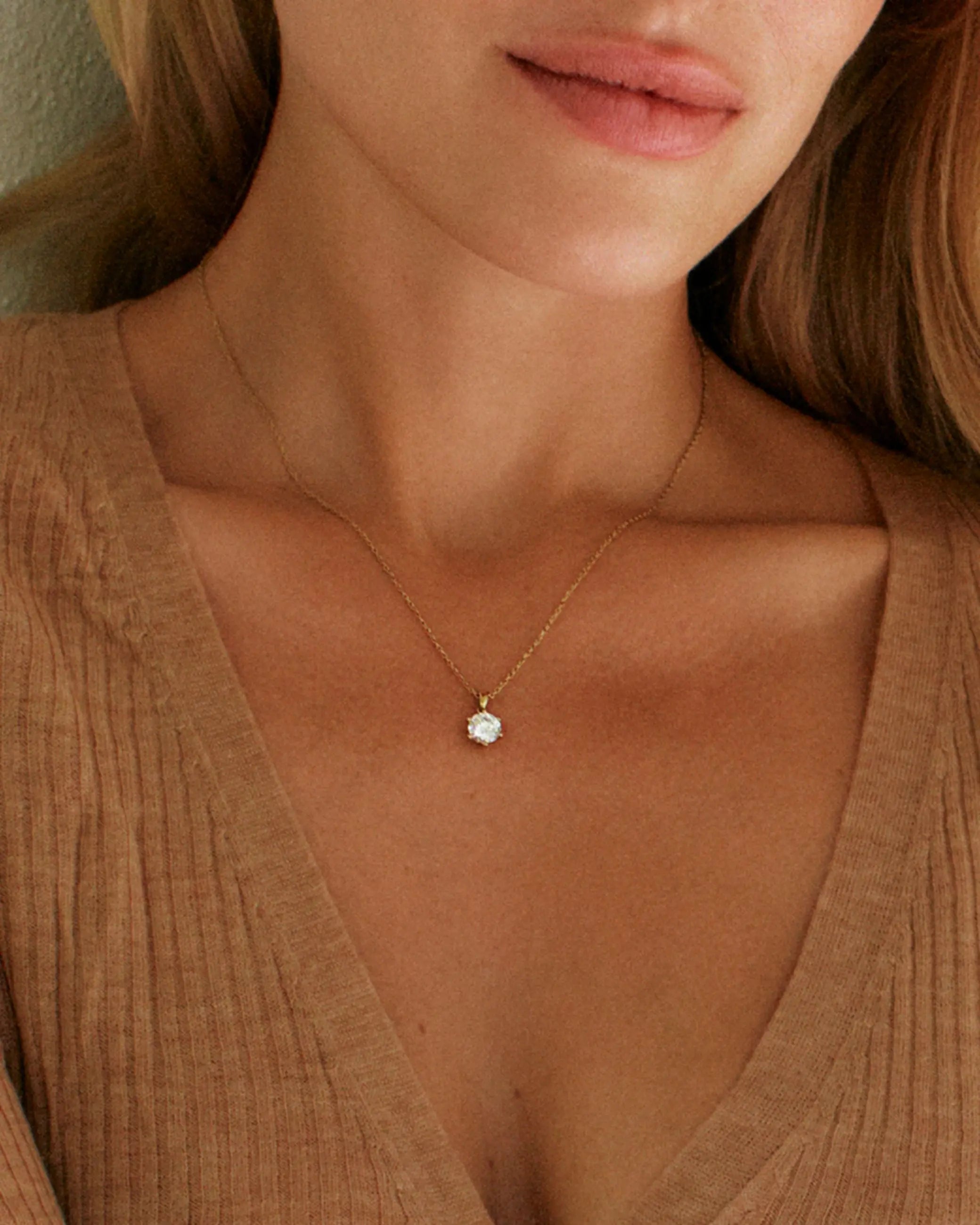 Crown Necklace L Gold Edblad
