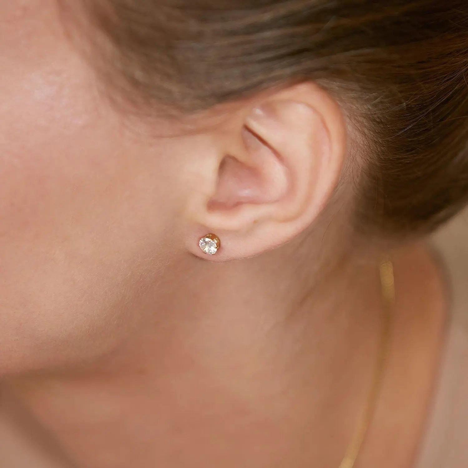 Crown Studs Gold Edblad