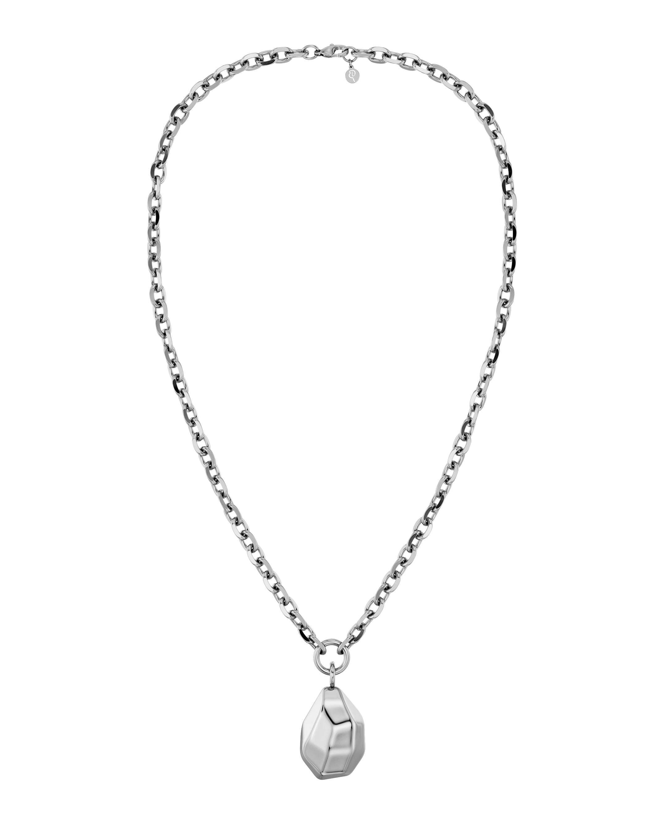 Crystalite Necklace L Silver