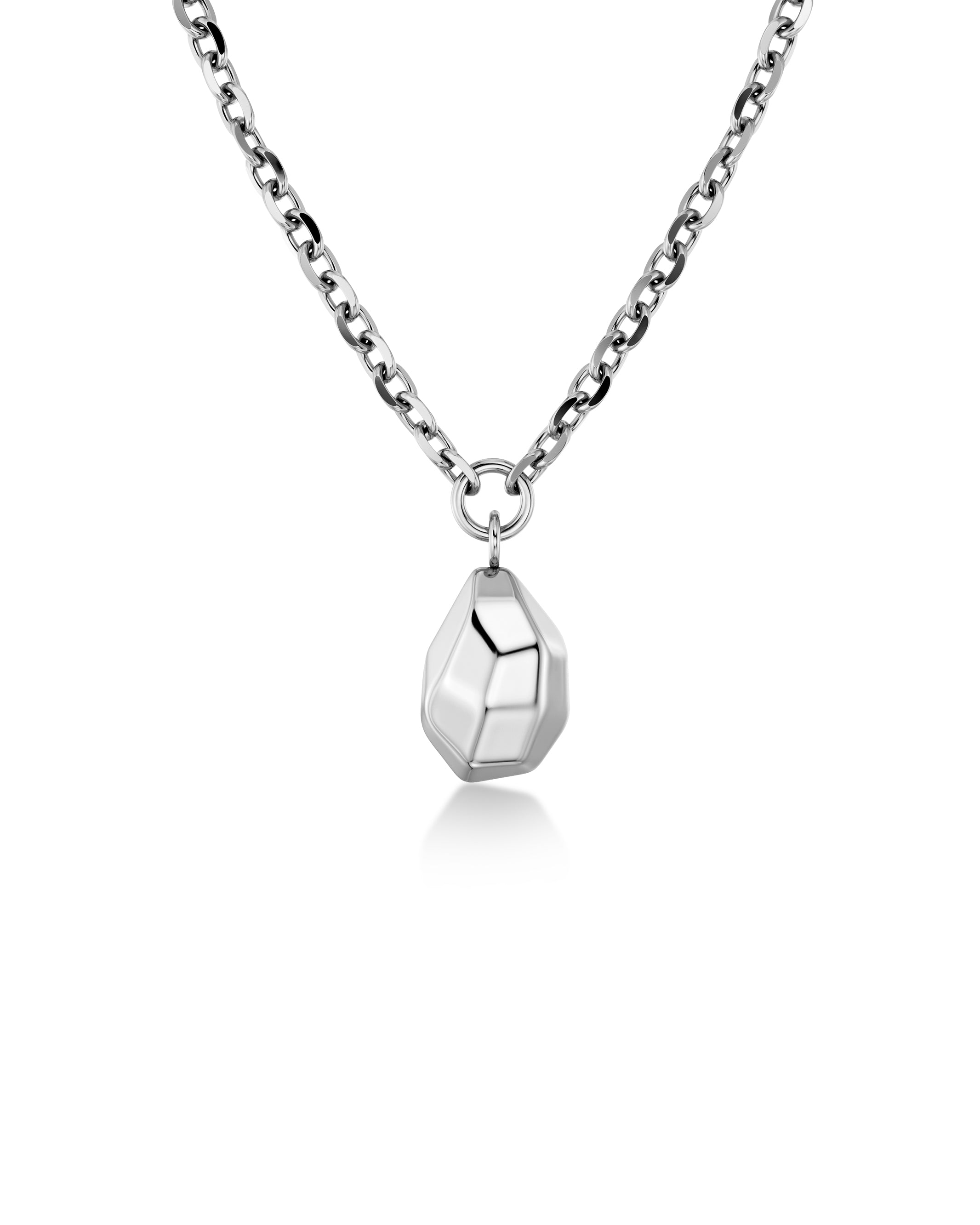 Crystalite Necklace L Silver