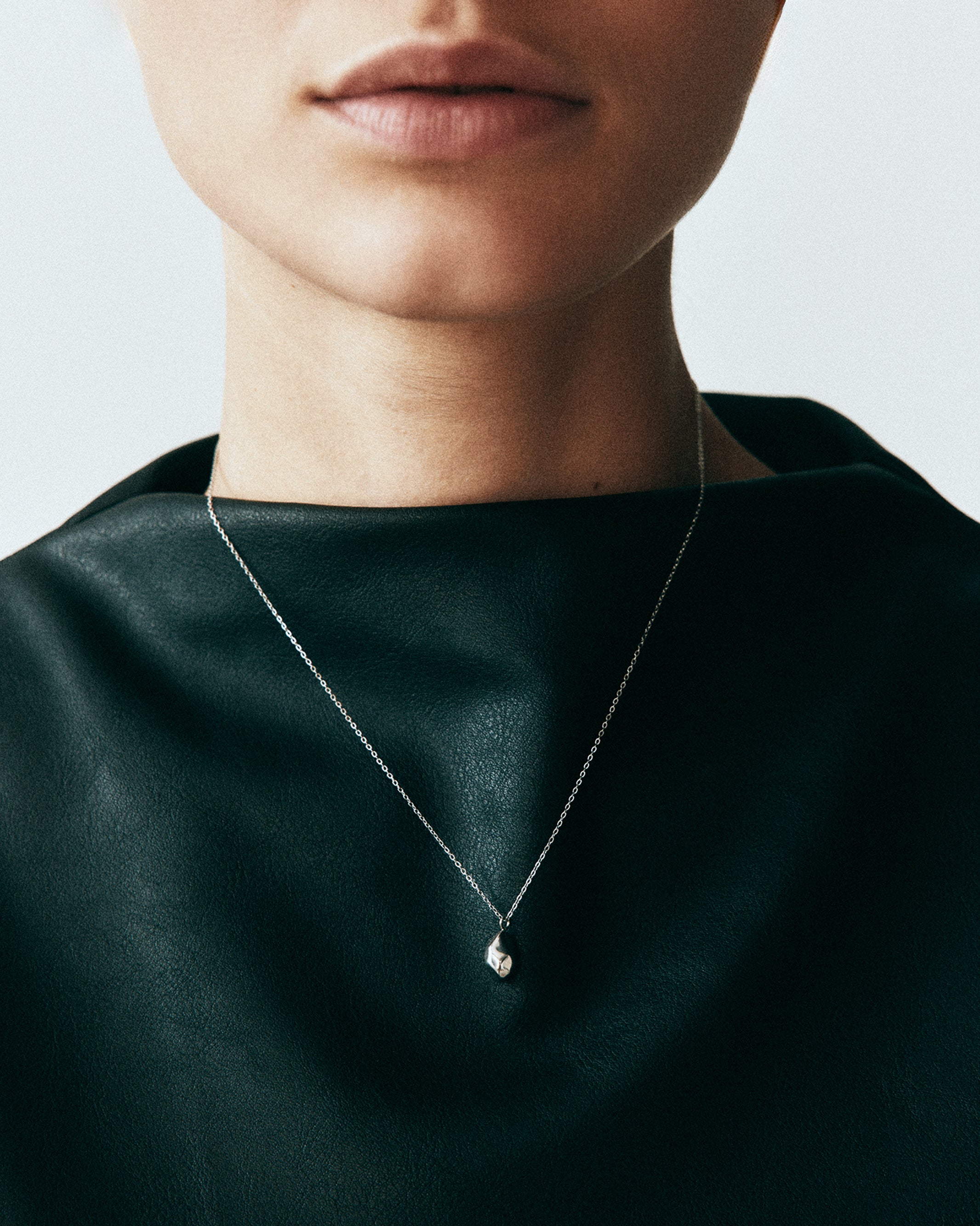 Crystalite Necklace S Silver