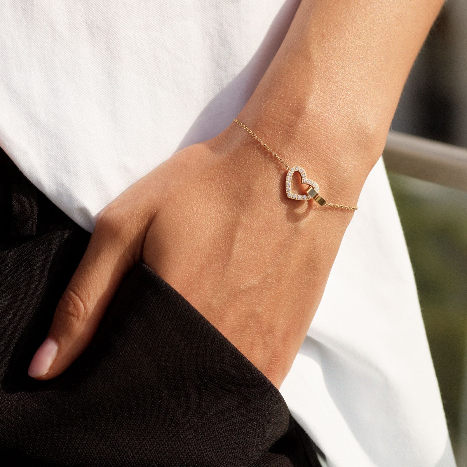 Eternal Heart Gold Bracelet
