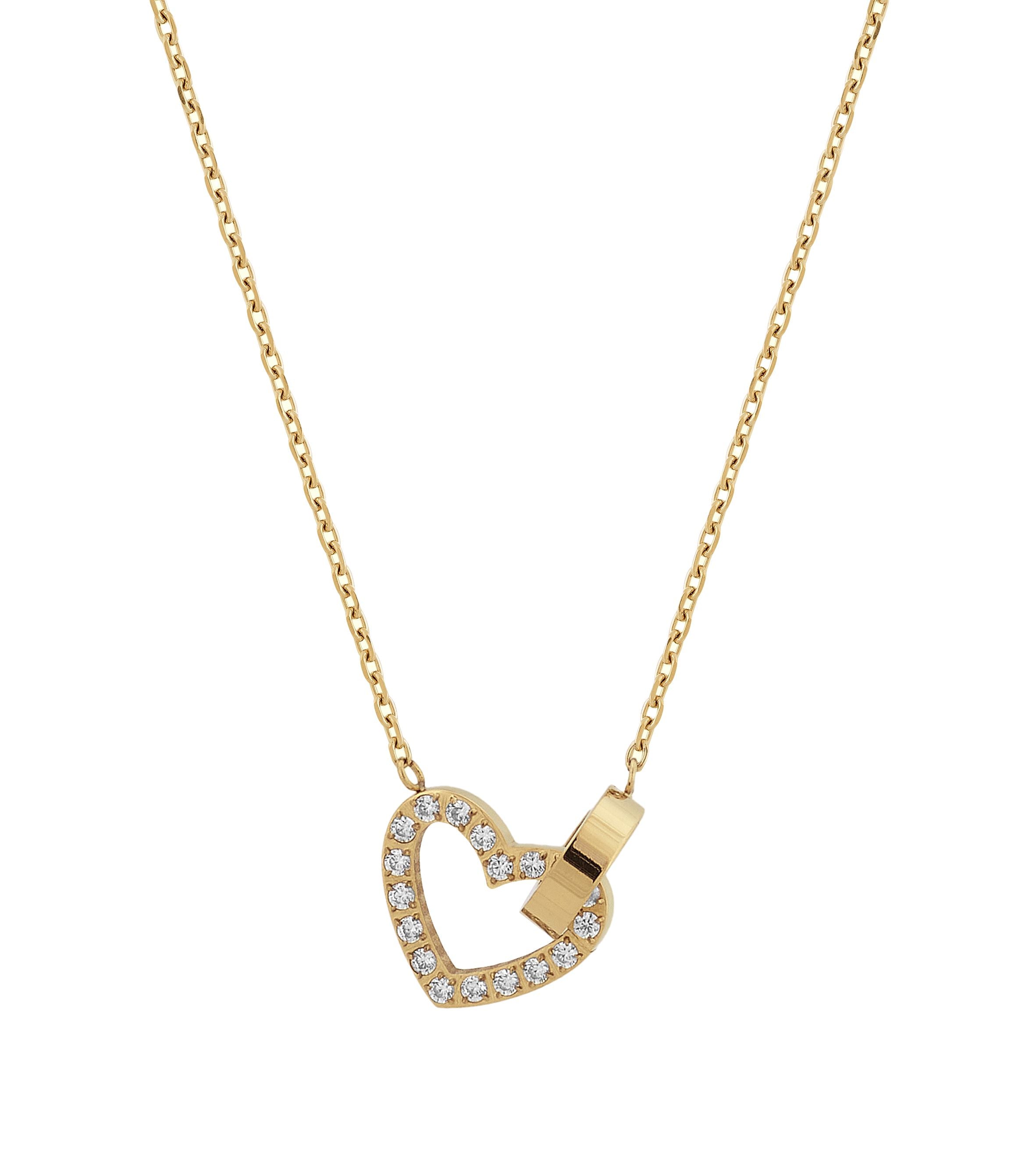 Eternal Heart Gold Necklace