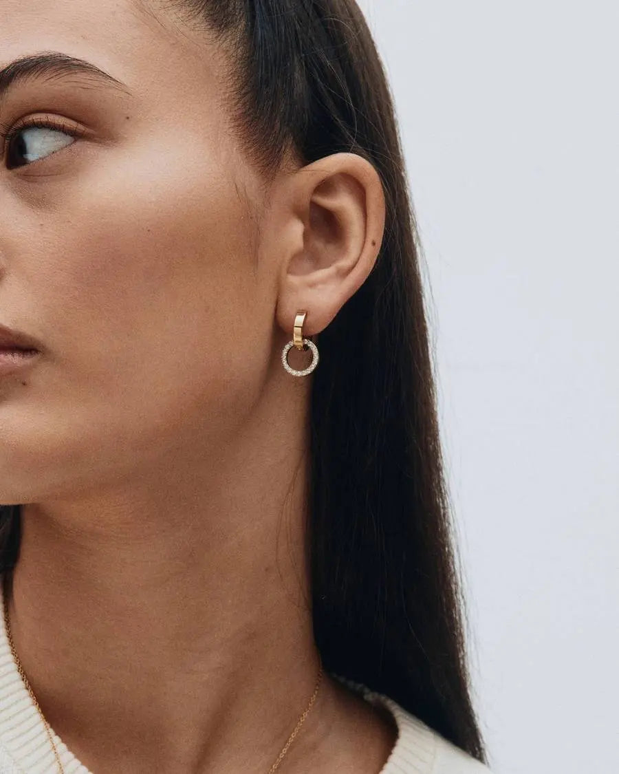 Eternal Orbit Earrings Silver Edblad