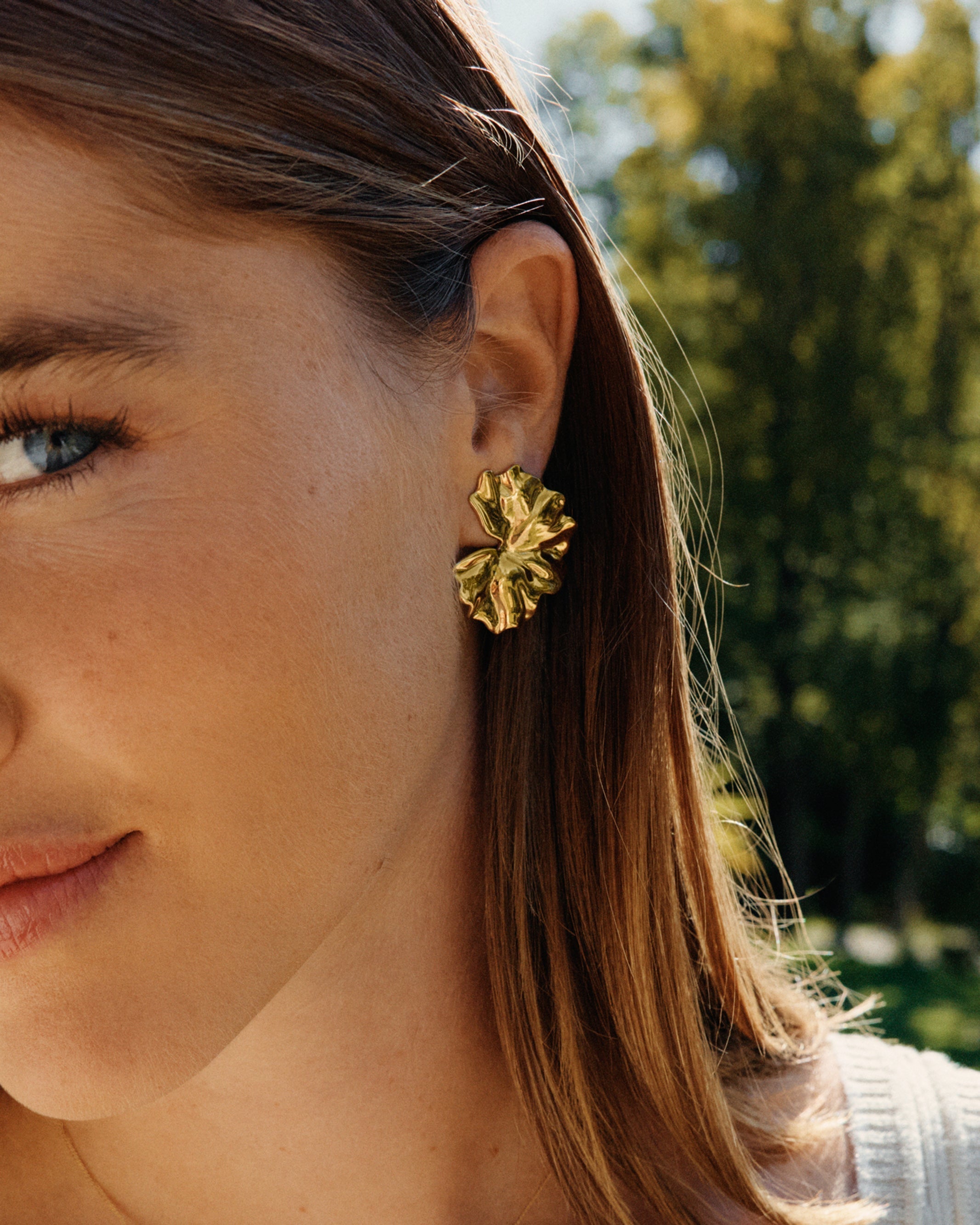 Gerana Studs L Gold Edblad NZ