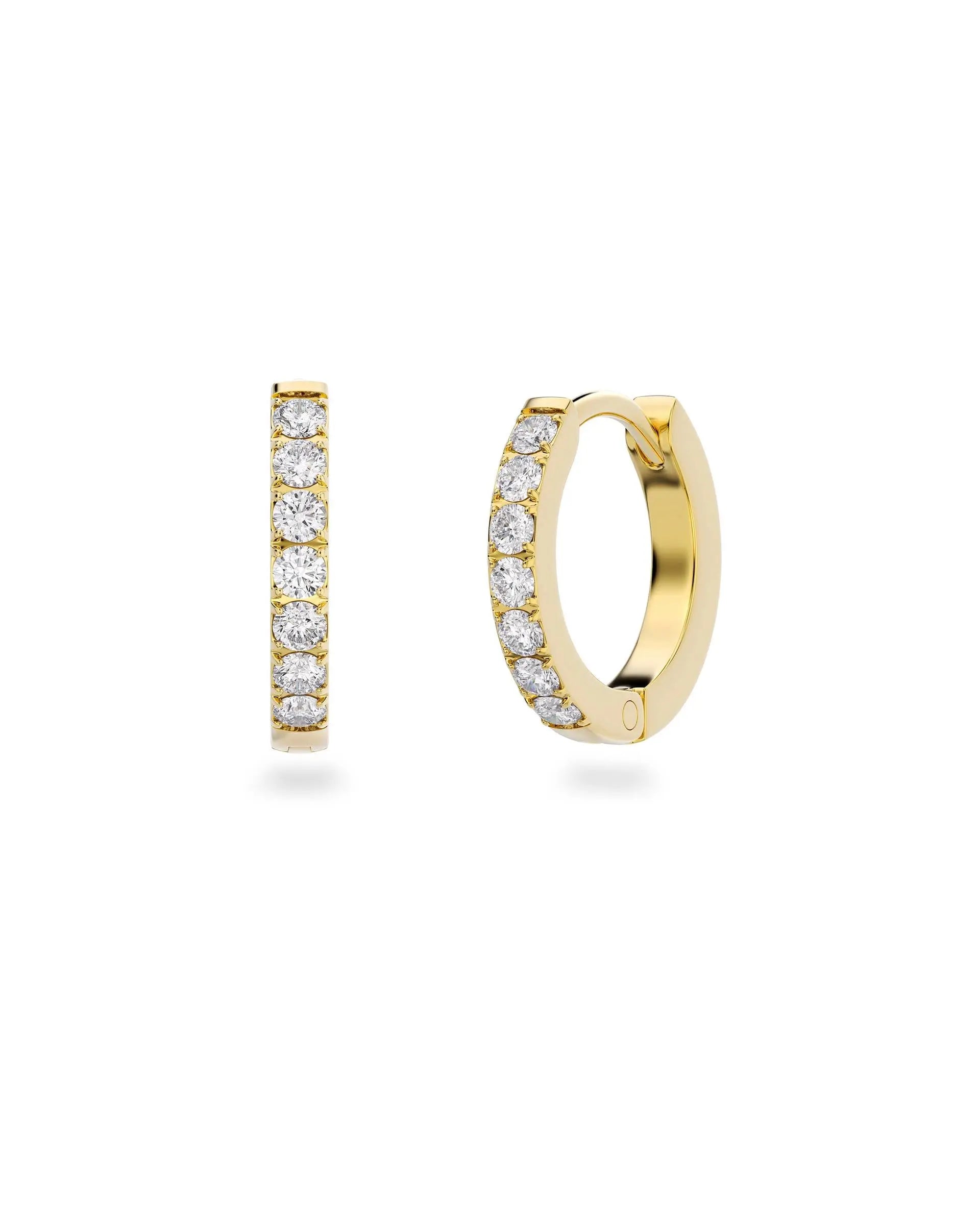 Glow Hoops M Gold Edblad