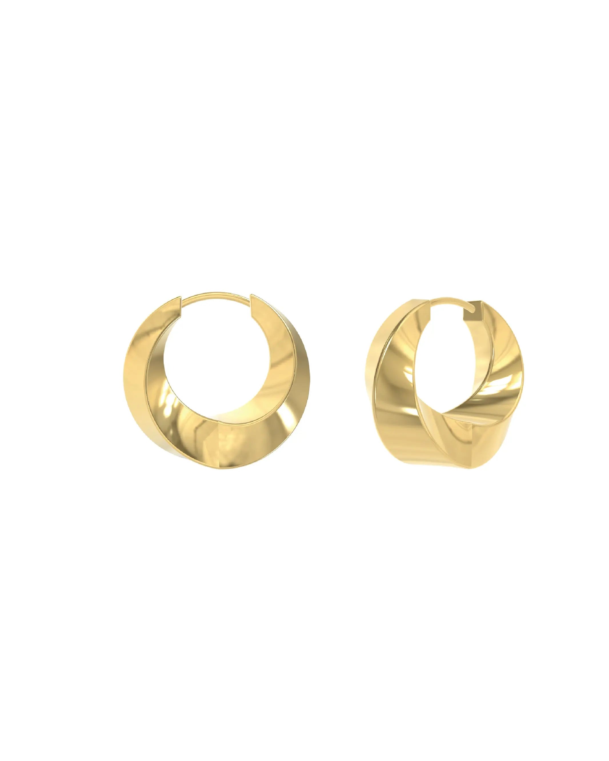 Helix Hoops L Gold Edblad NZ