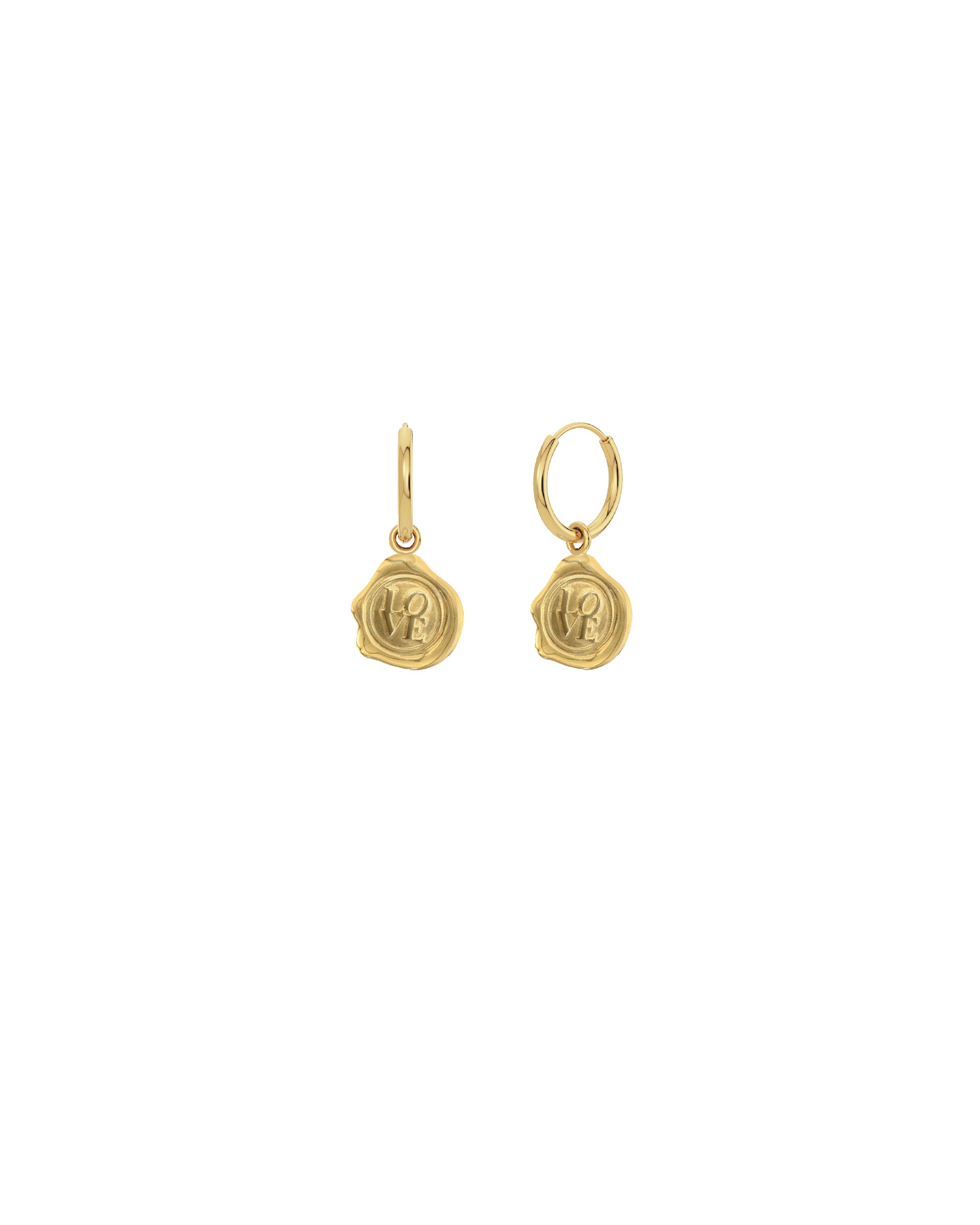 Holly Gold Hoop Earrings
