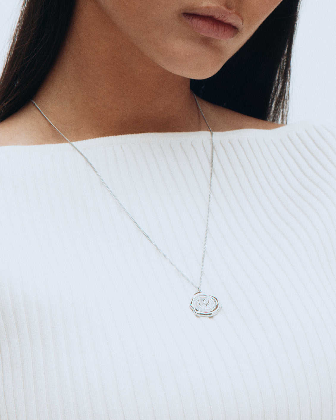 Holly Silver Necklace – Large
