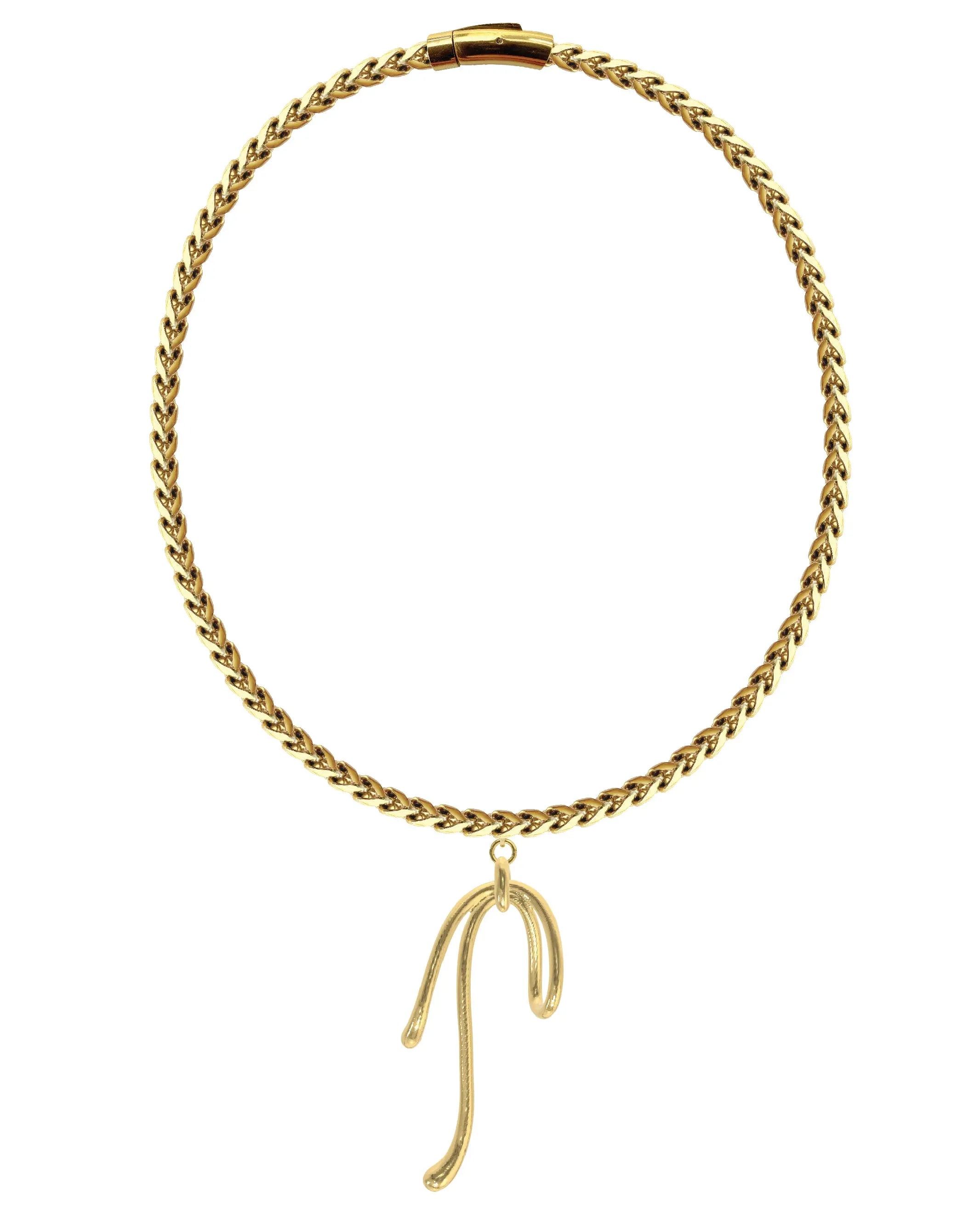 Lace Necklace Maxi Gold Edblad NZ