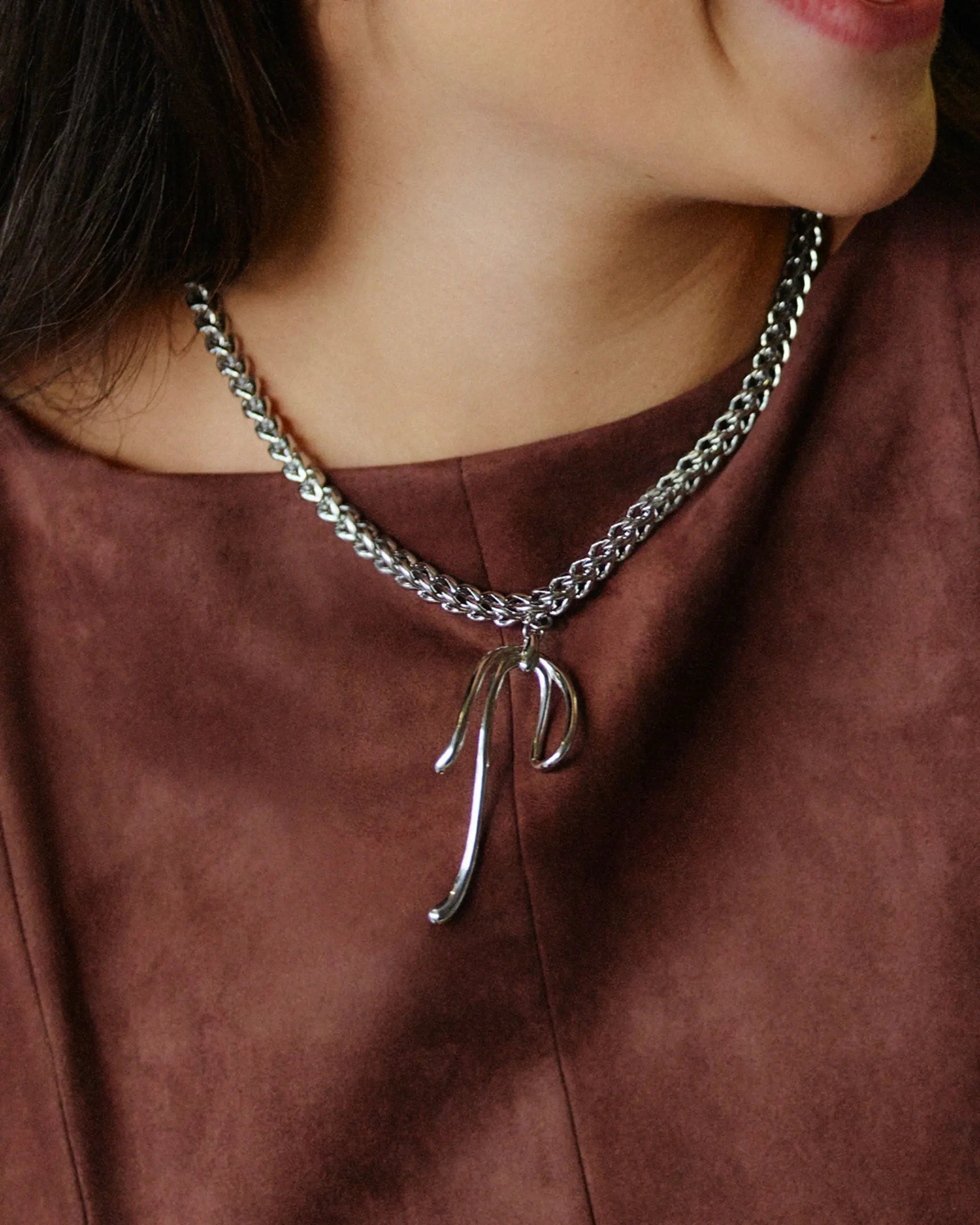 Lace Necklace Maxi Steel Edblad NZ