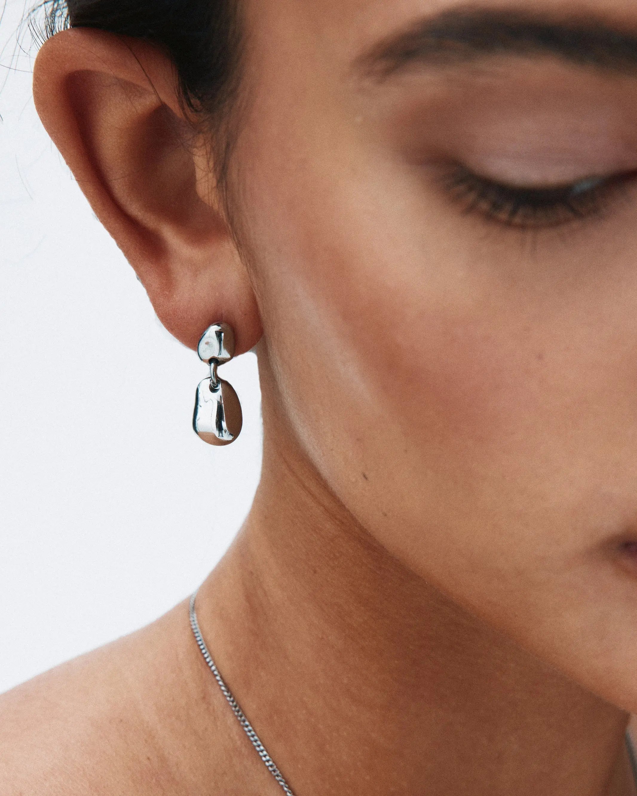 Leora Earrings Silver EdbladNZ