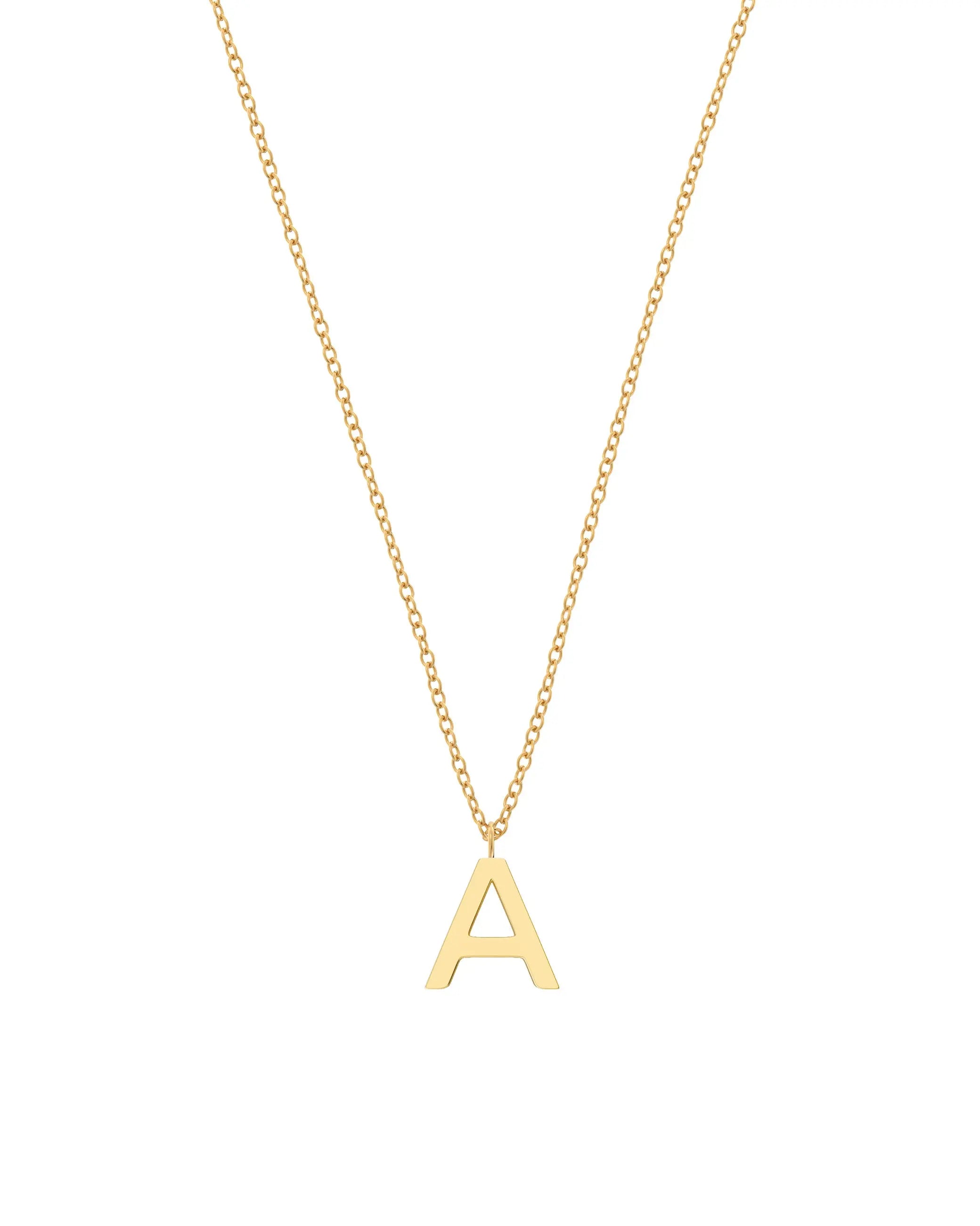 Letter Necklace Gold Edblad