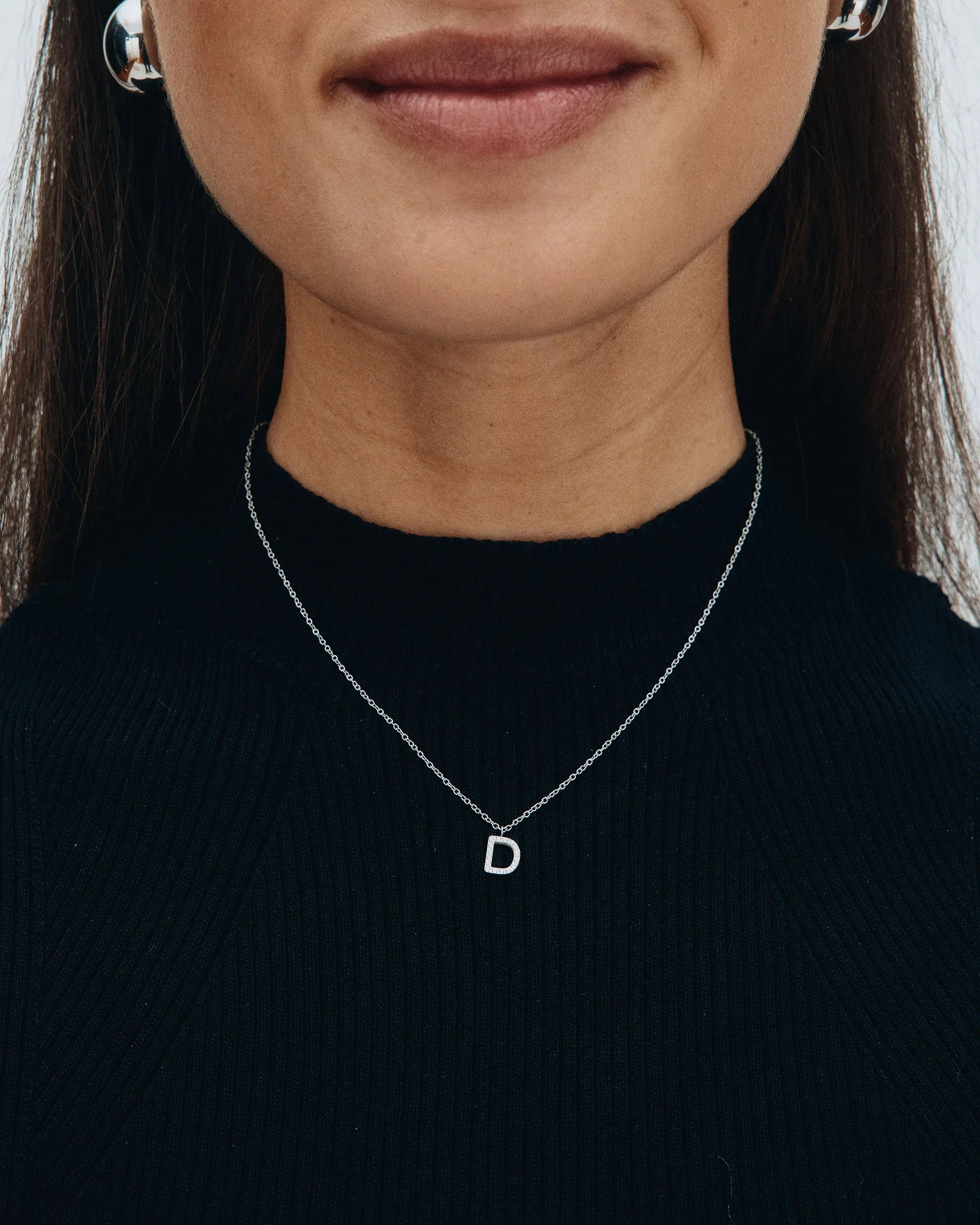 Letter Necklace Silver Edblad