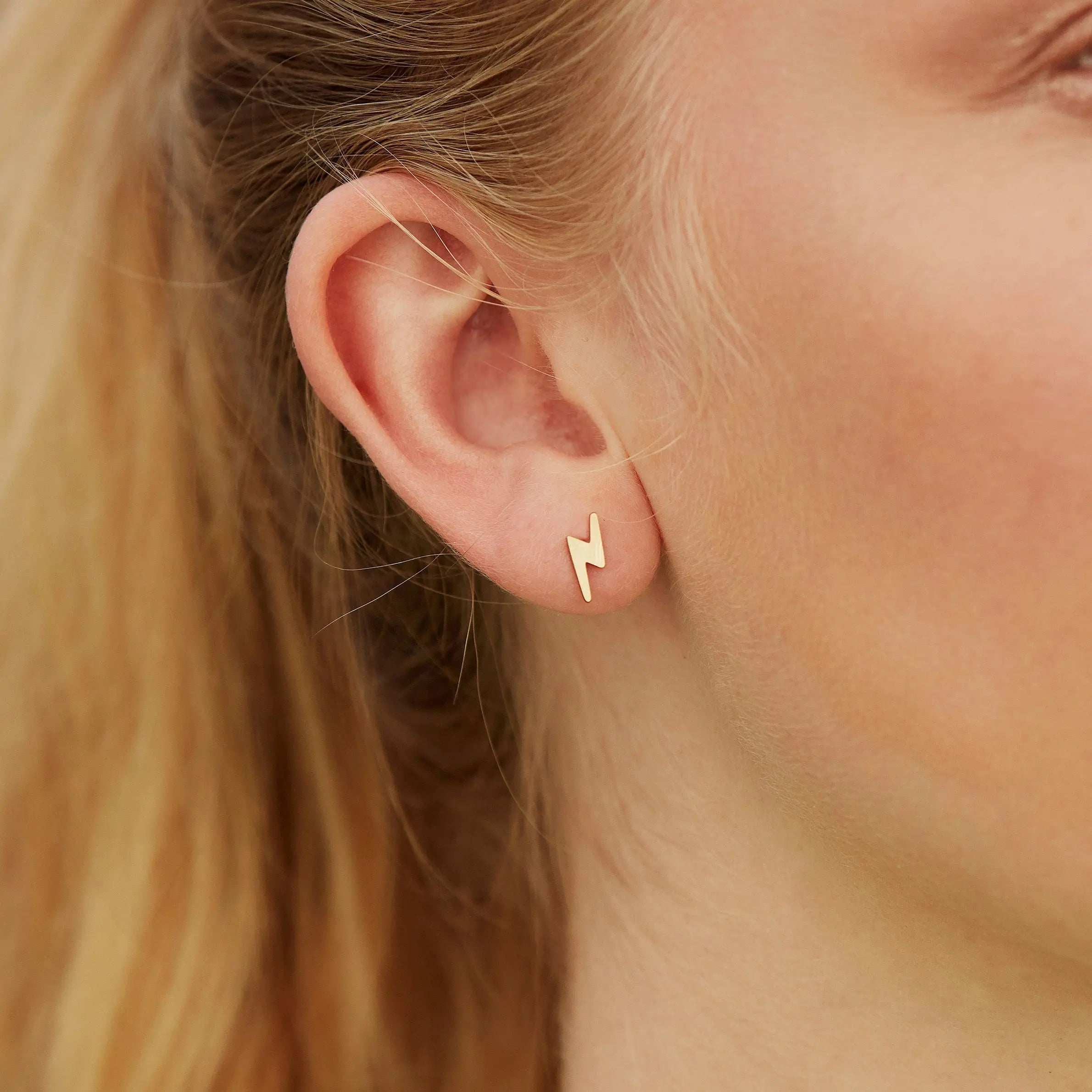 Lightning Studs Gold Edblad