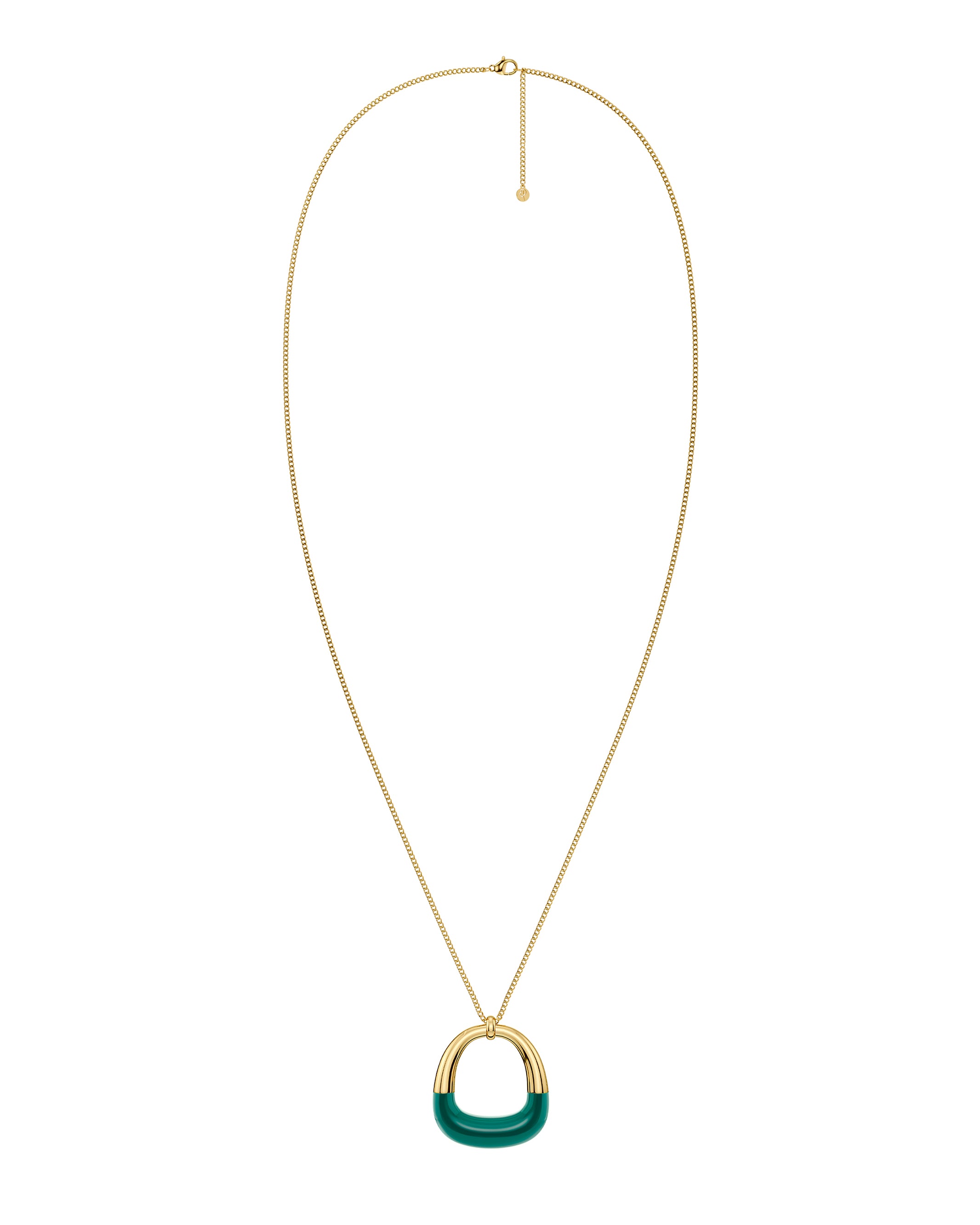Lore Necklace Green Gold