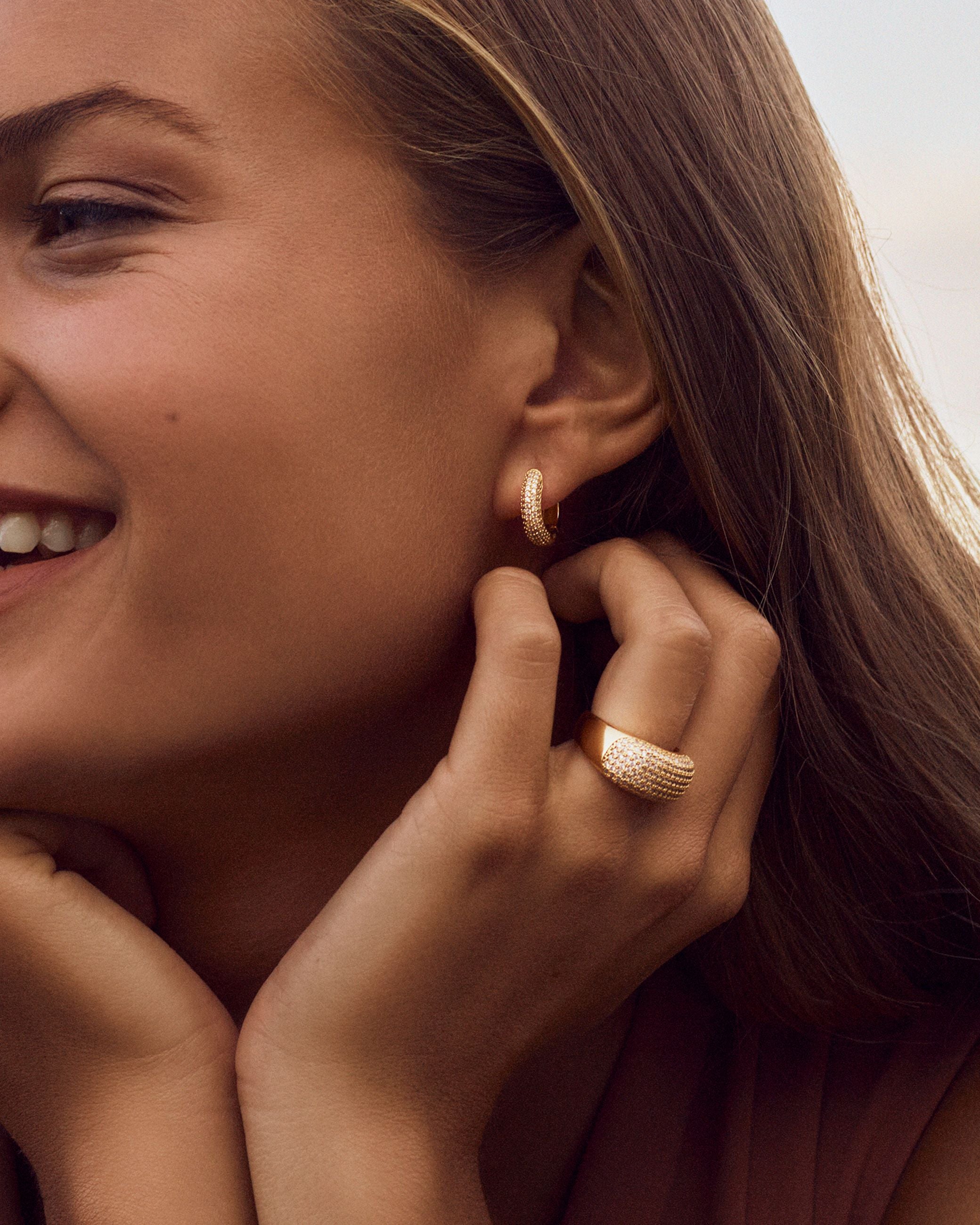 Luxe Gold Hoop Earrings