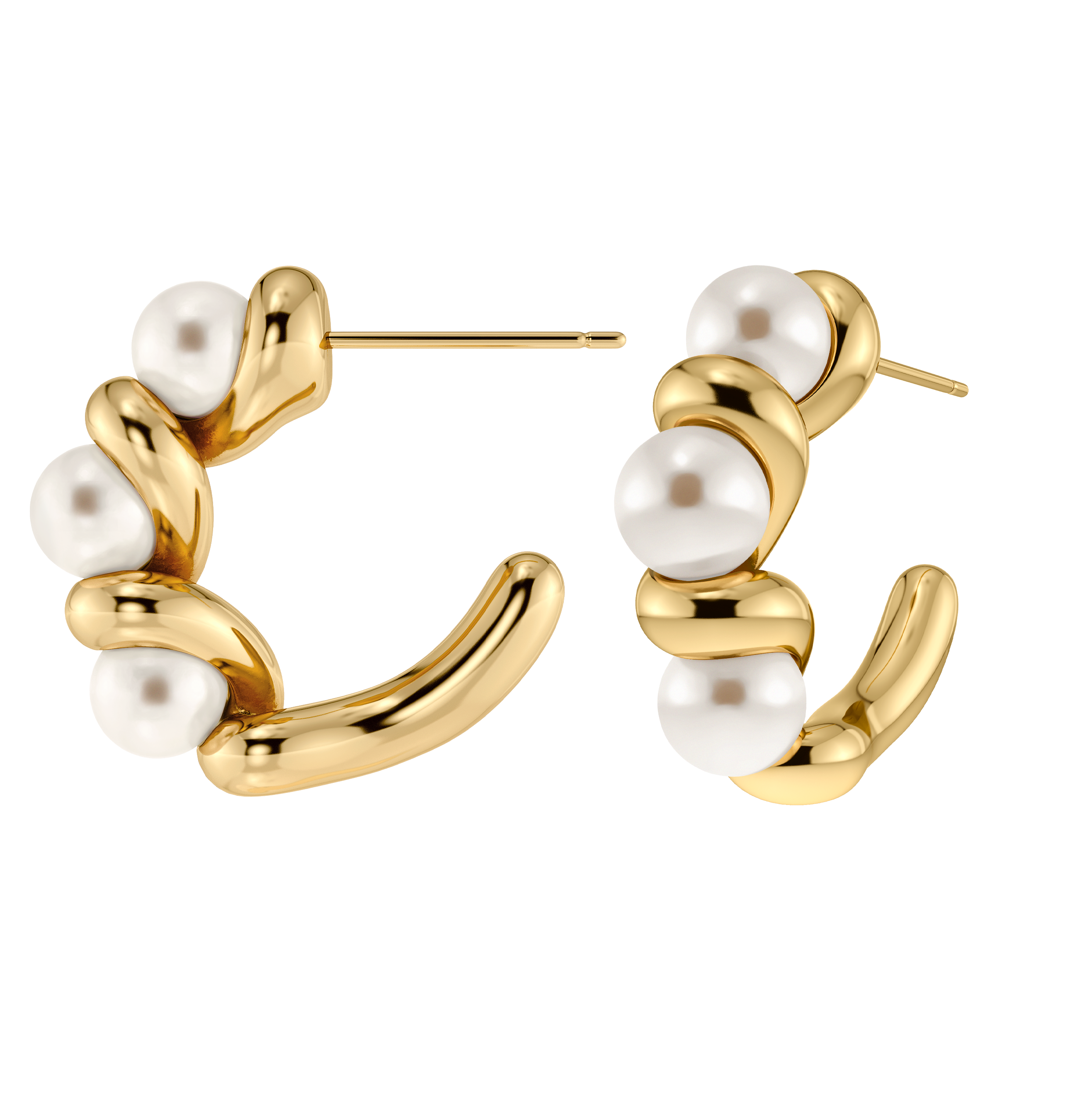 Margot Hoops L Gold EdbladNZ