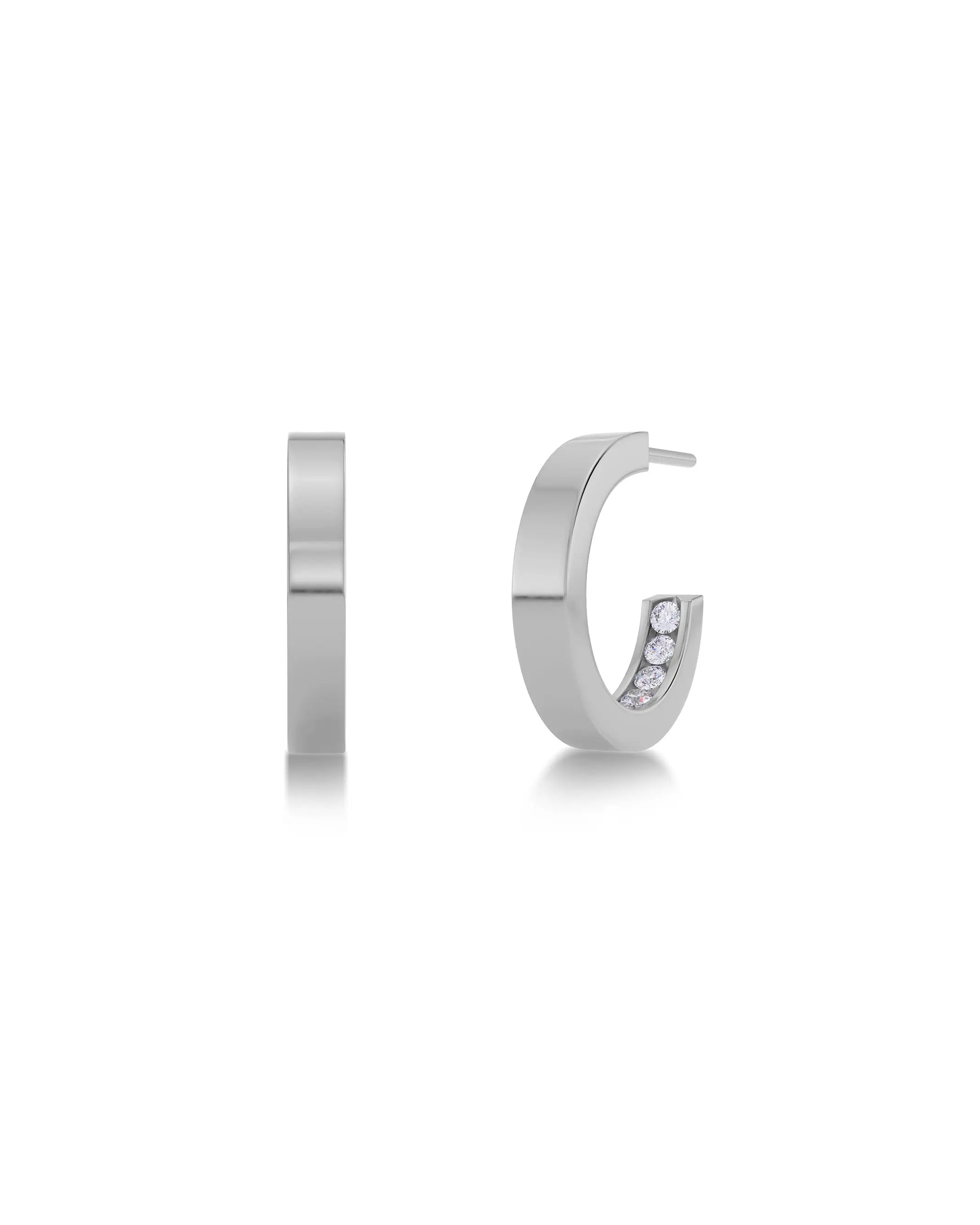 Monaco Earrings Mini Silver Edblad