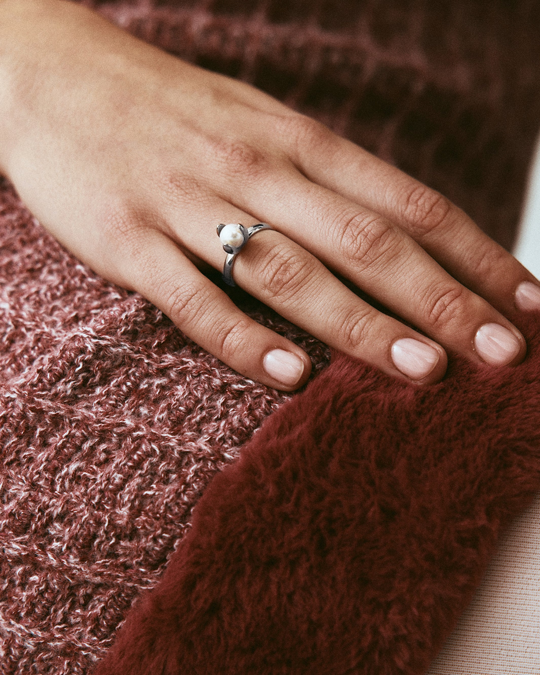 Moonrave Ring L Silver
