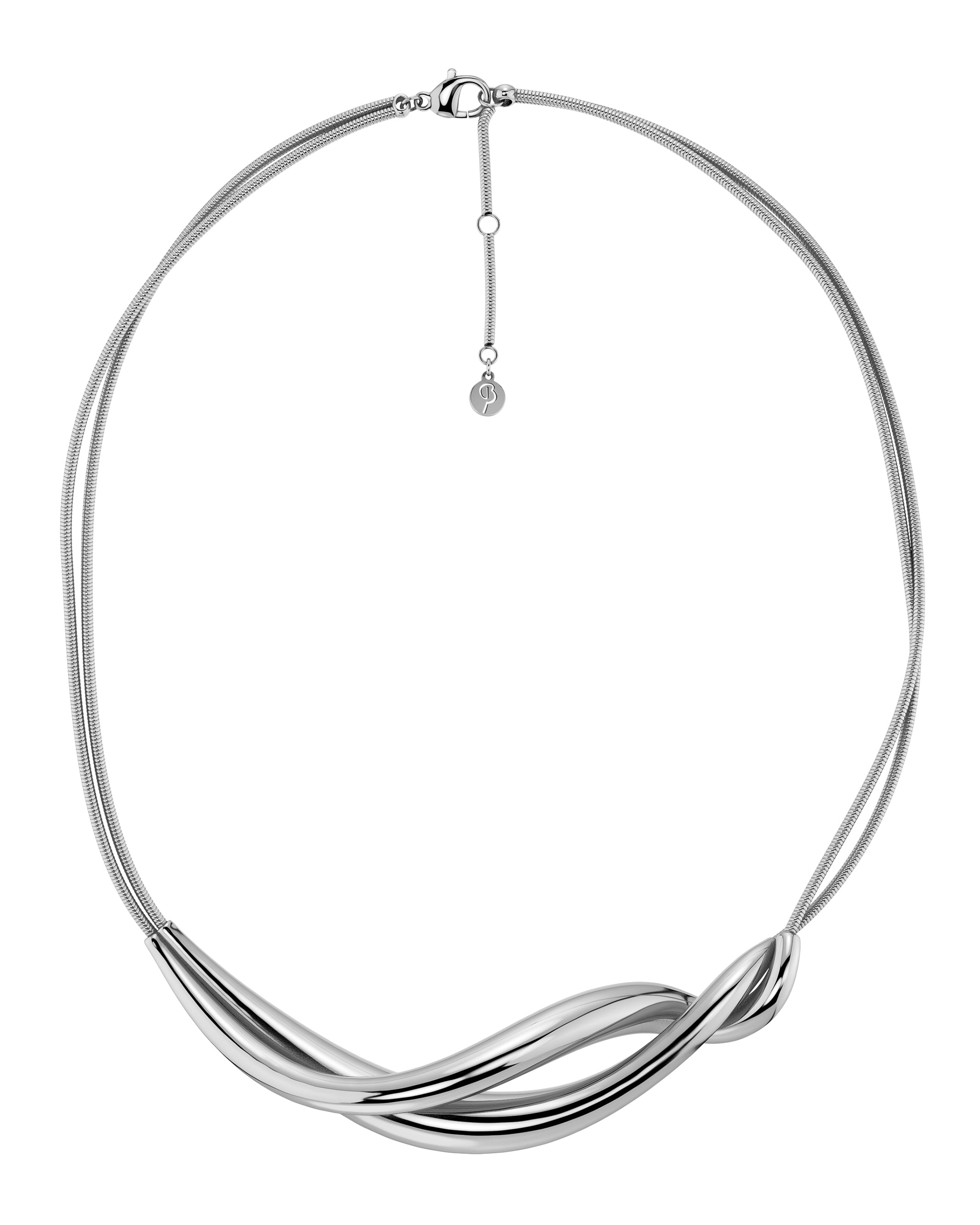 Nouveau Necklace L Silver