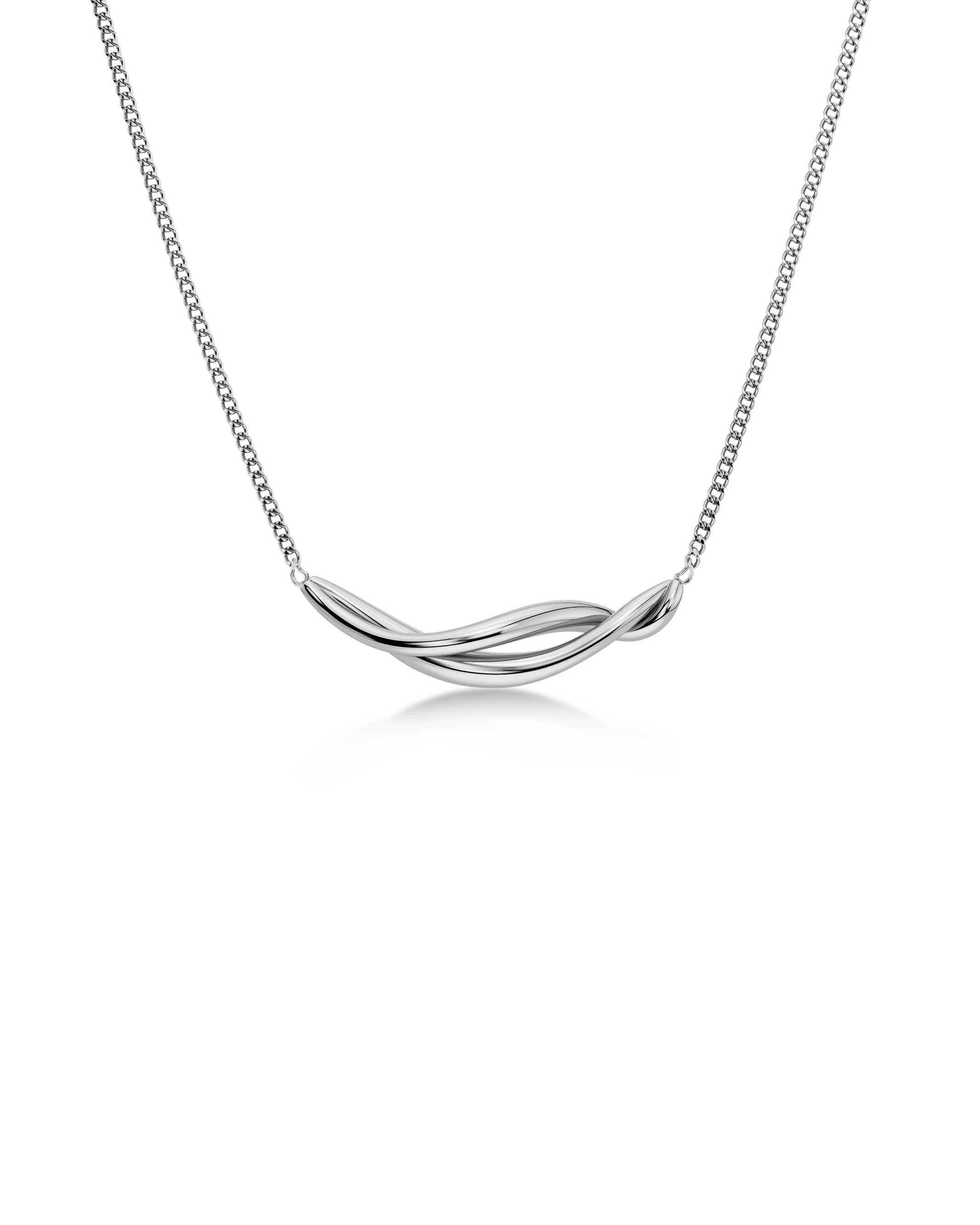 Nouveau Necklace S Silver