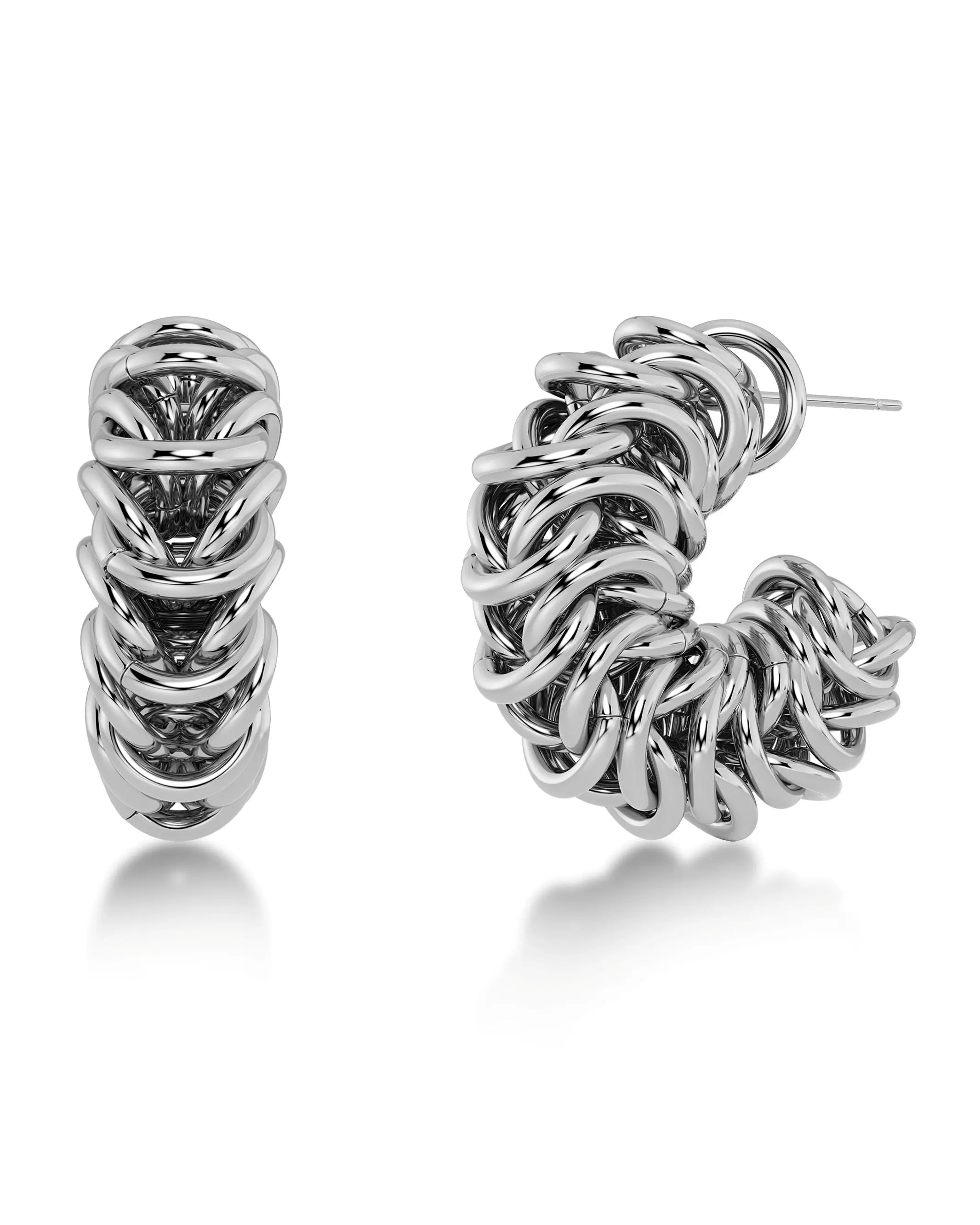 Palazzo Chain Hoops Steel Edblad