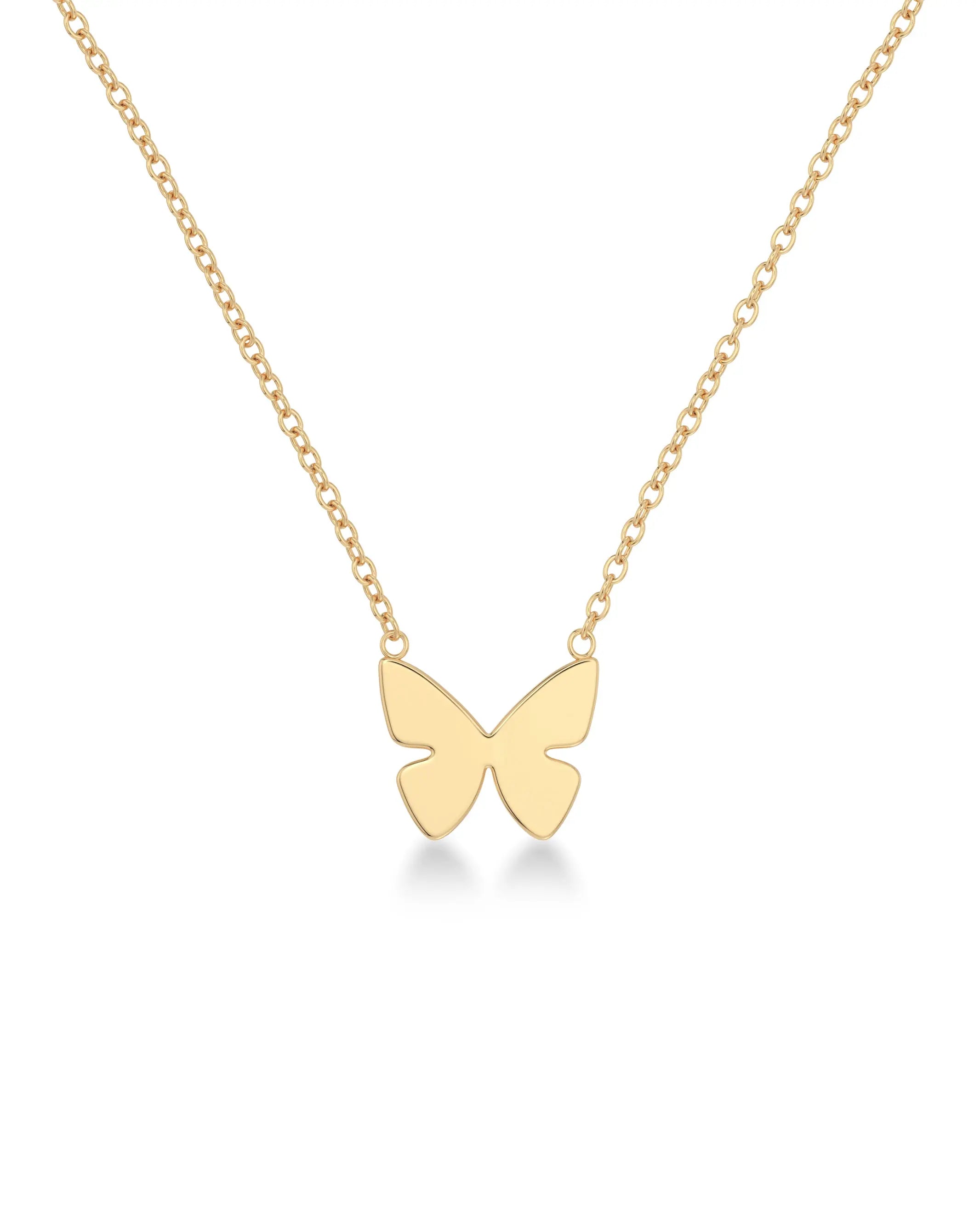 Papillon Necklace Gold Edblad