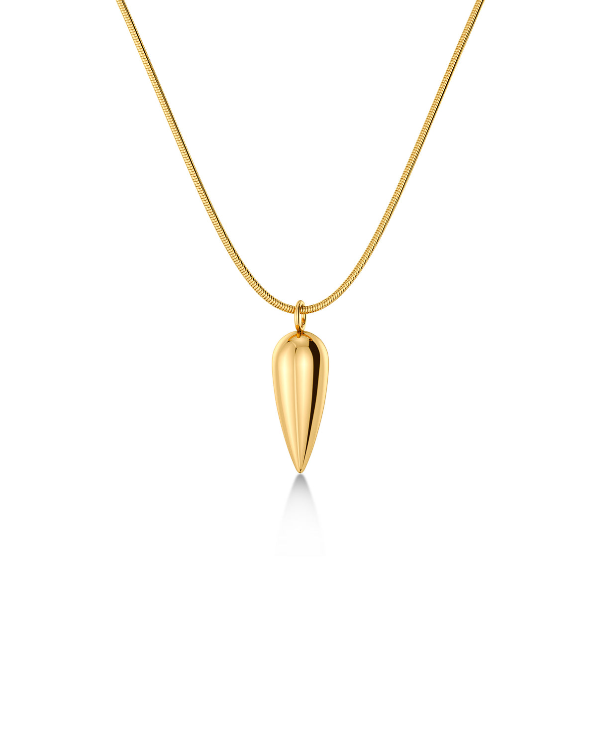 Peak Spike Necklace Gold