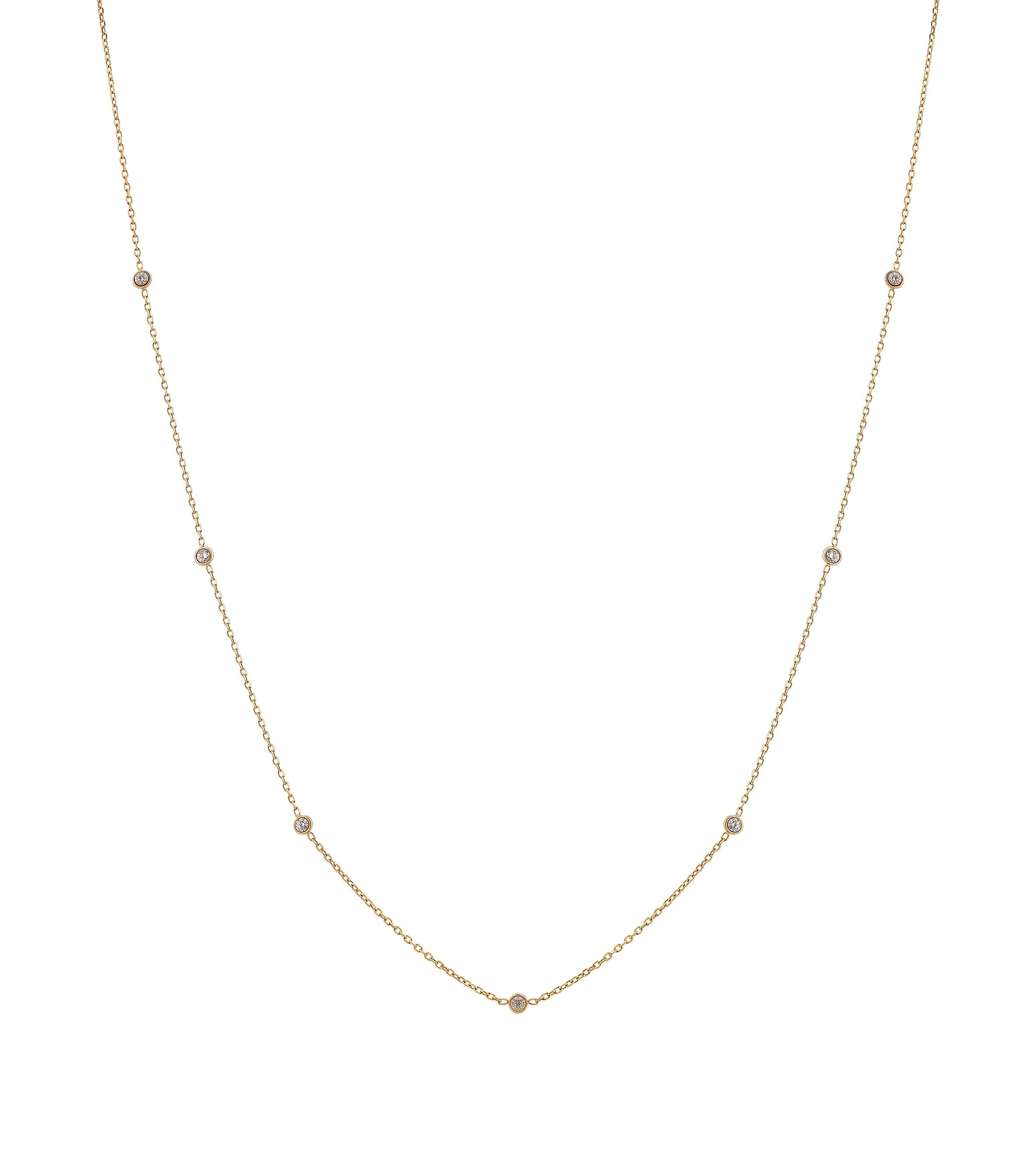 Petite Necklace Gold EdbladNZ